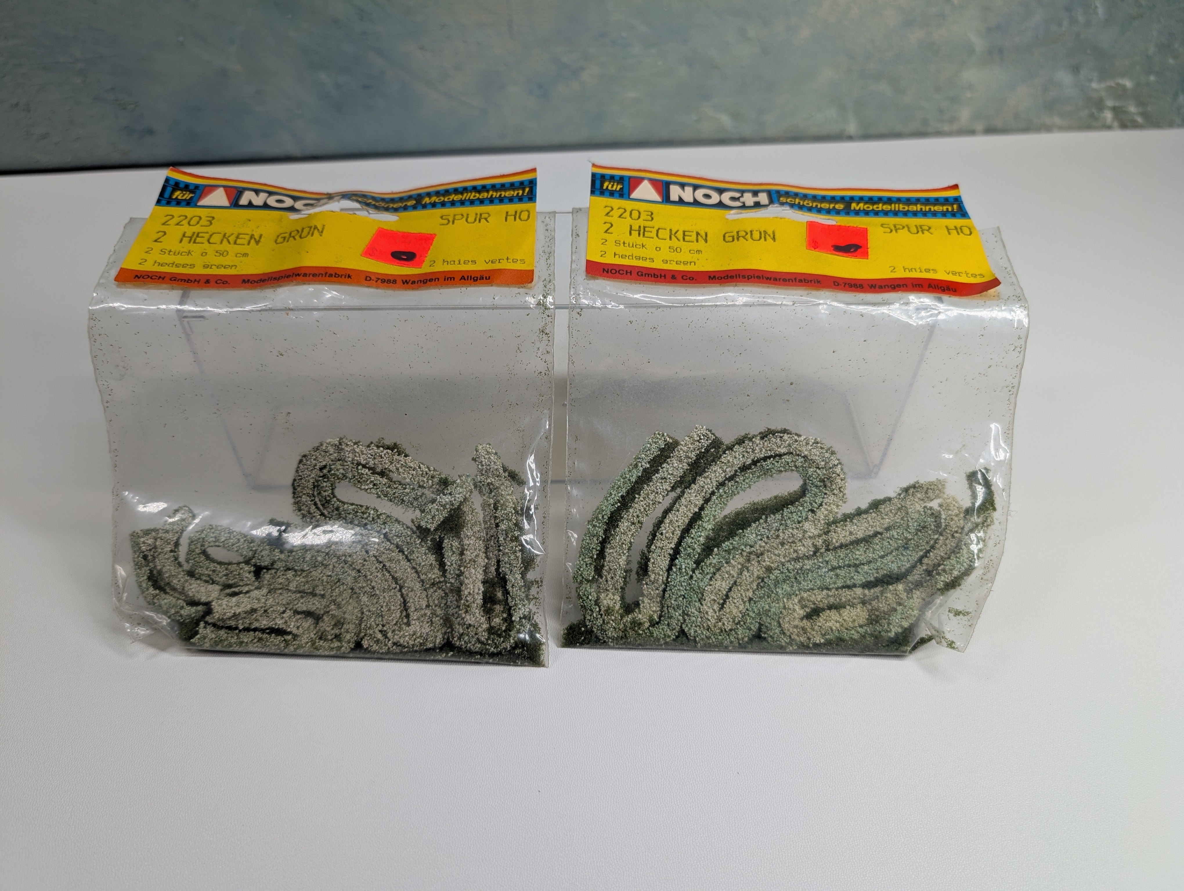 Noch 2203 HO Scale Flexible Green Hedges (2 packs)