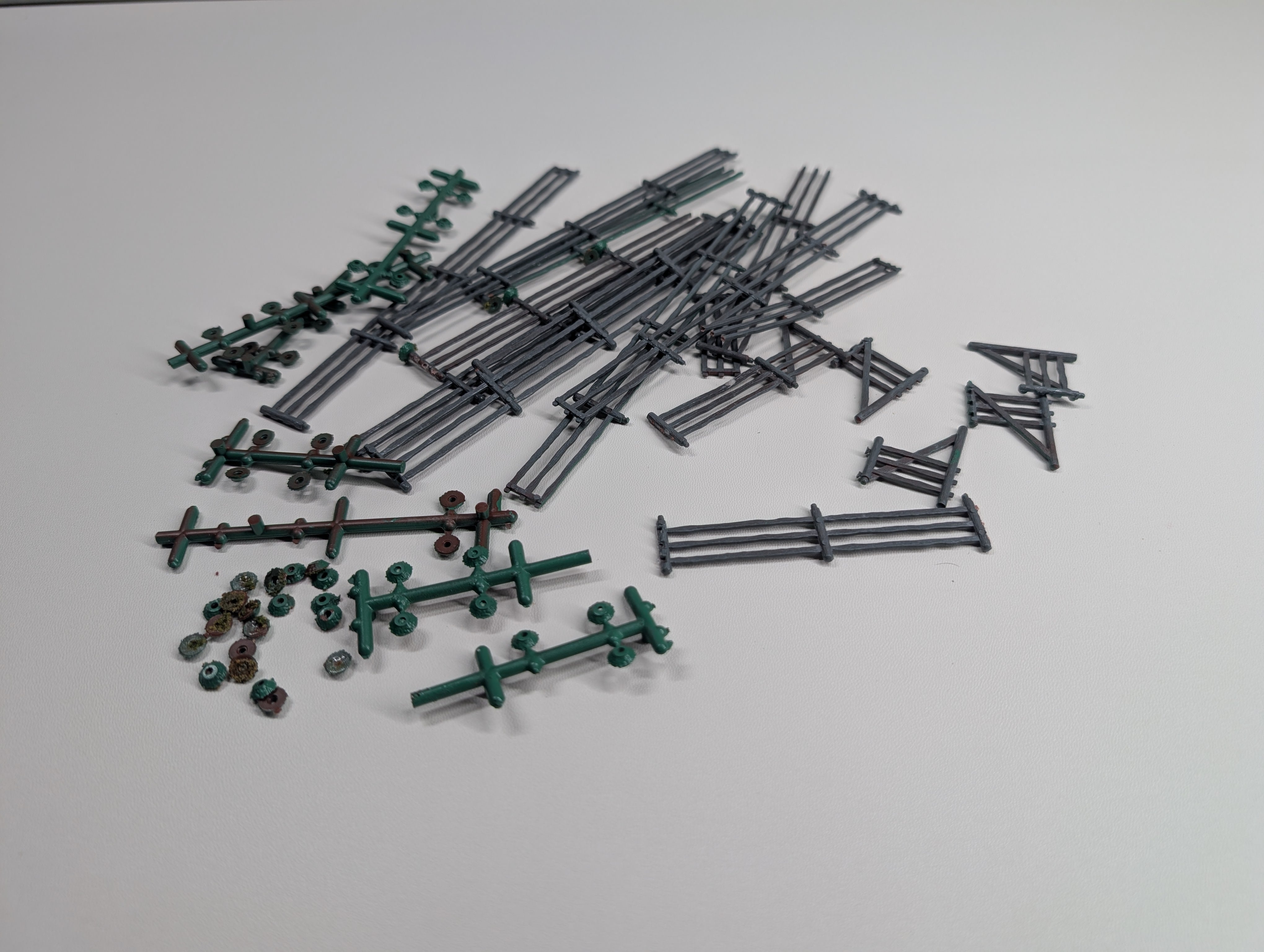 USED Atlas HO Scale Rustic Fence