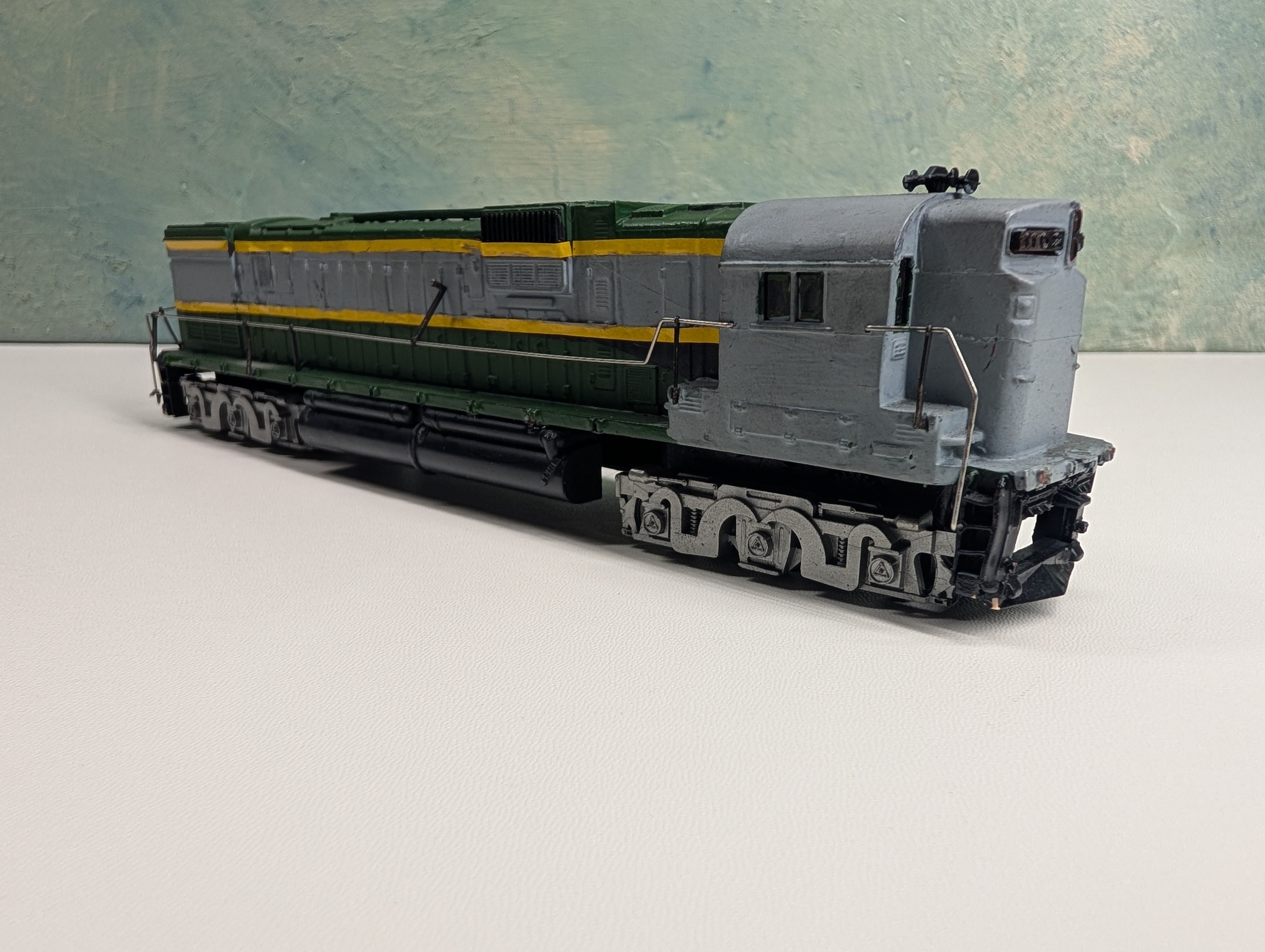 USED Tyco HO Scale Alco Century Diesel Locomotive Custom Painted Tested DC