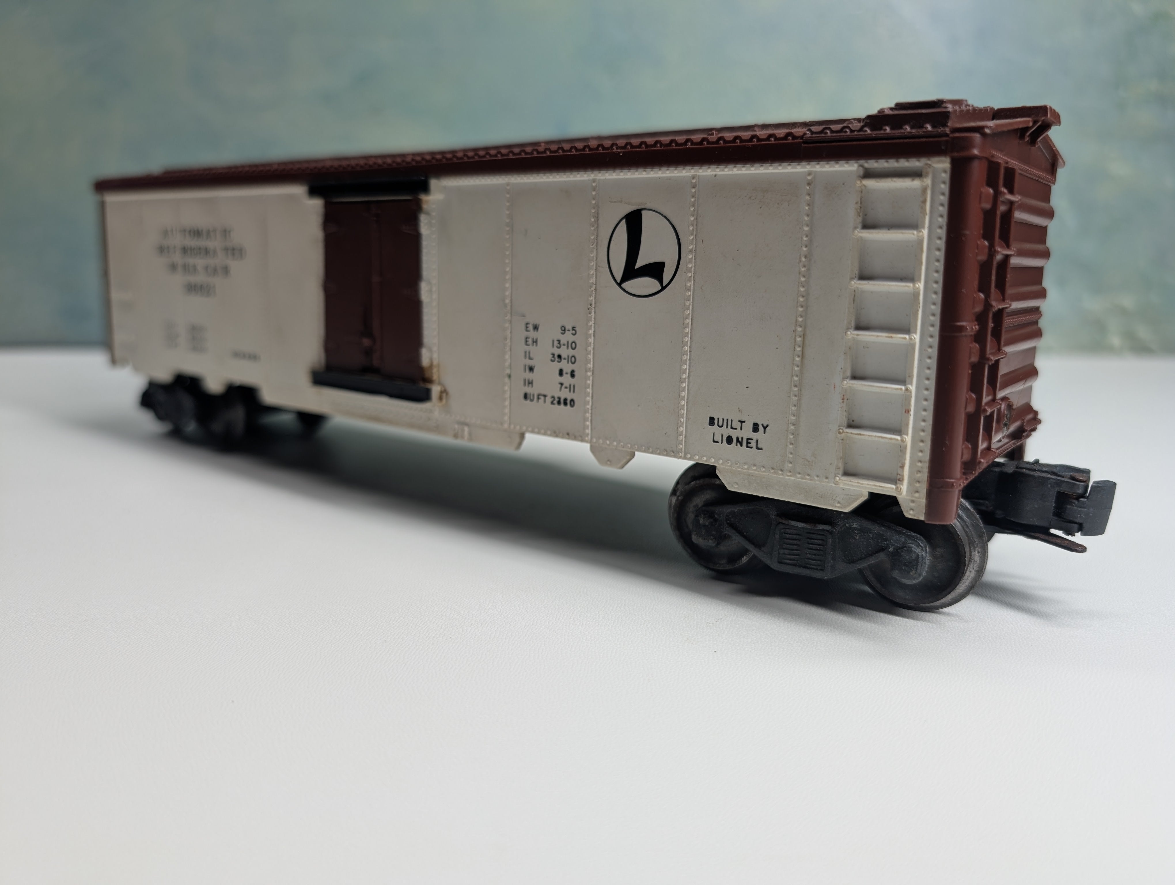 USED Lionel O Automatic Refrigerator Milk Car, Not Tested #36621 Vintage