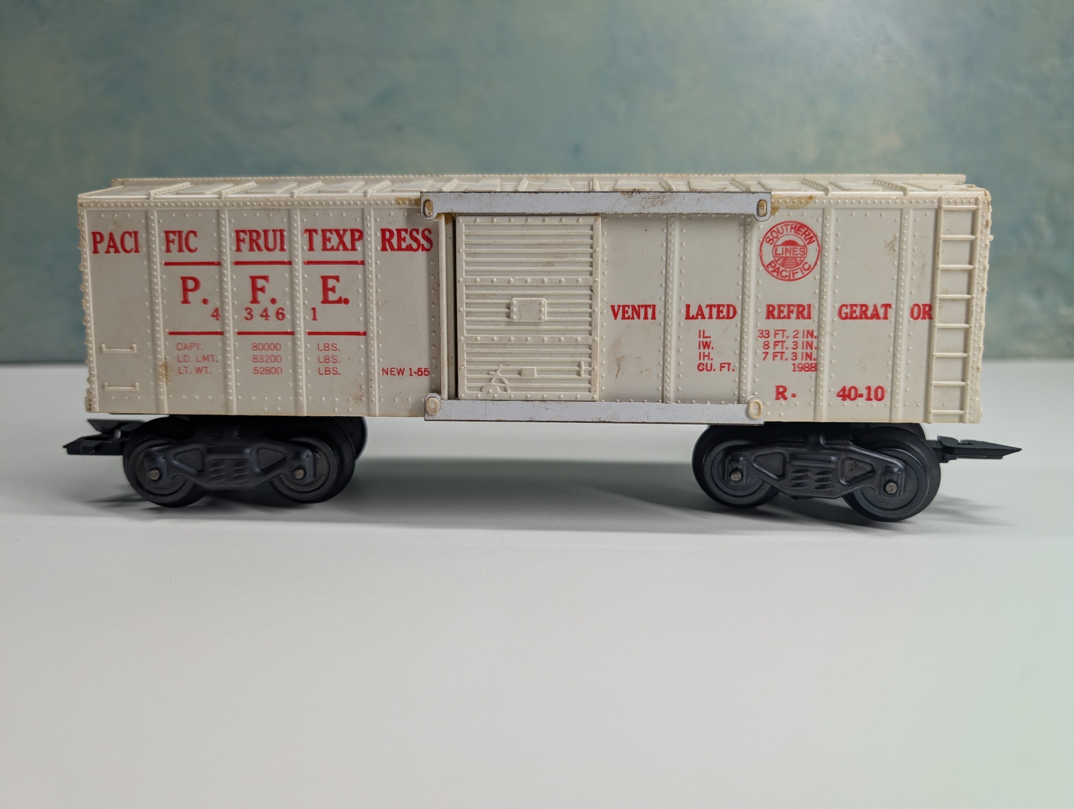 USED Marx O Box Car Pacific Fruit Express PFE #43461 Vintage