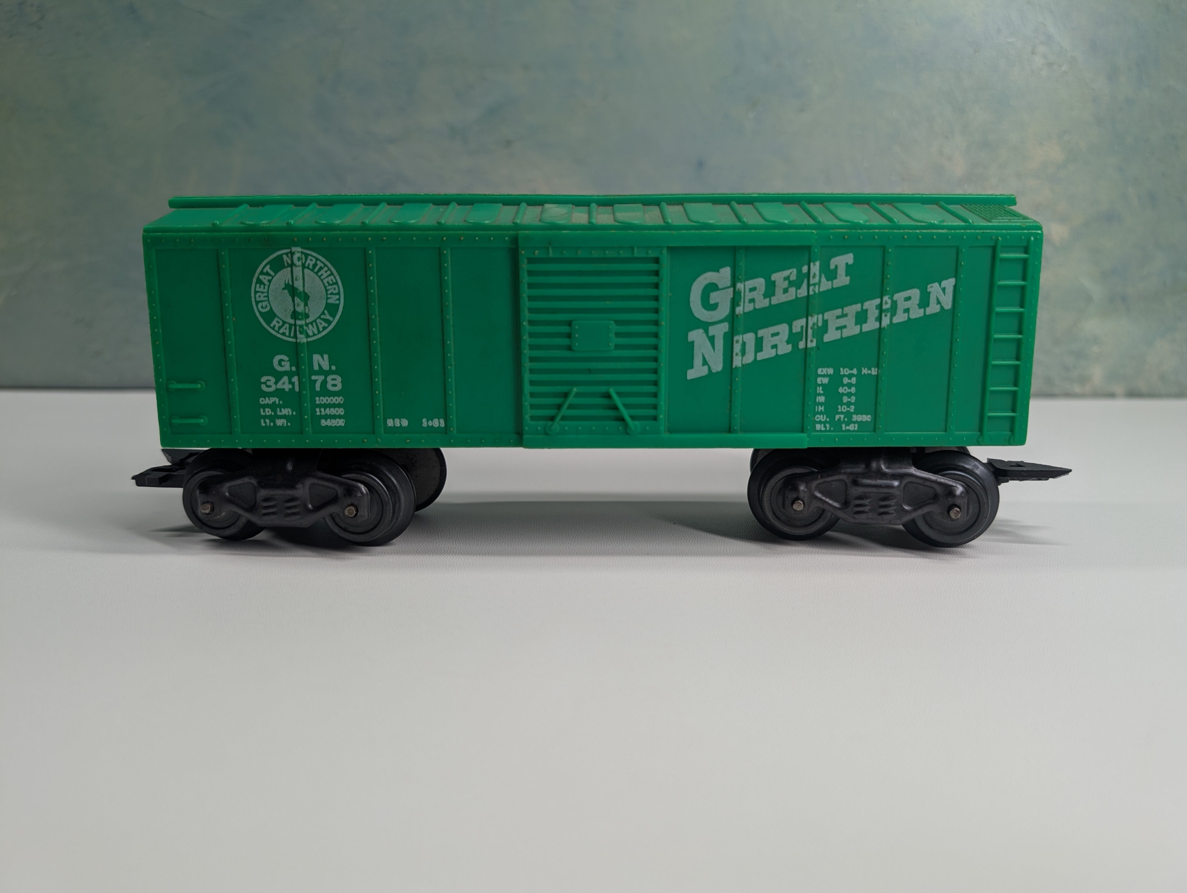 USED Marx O Box Car Great Northern GN #34178 Vintage