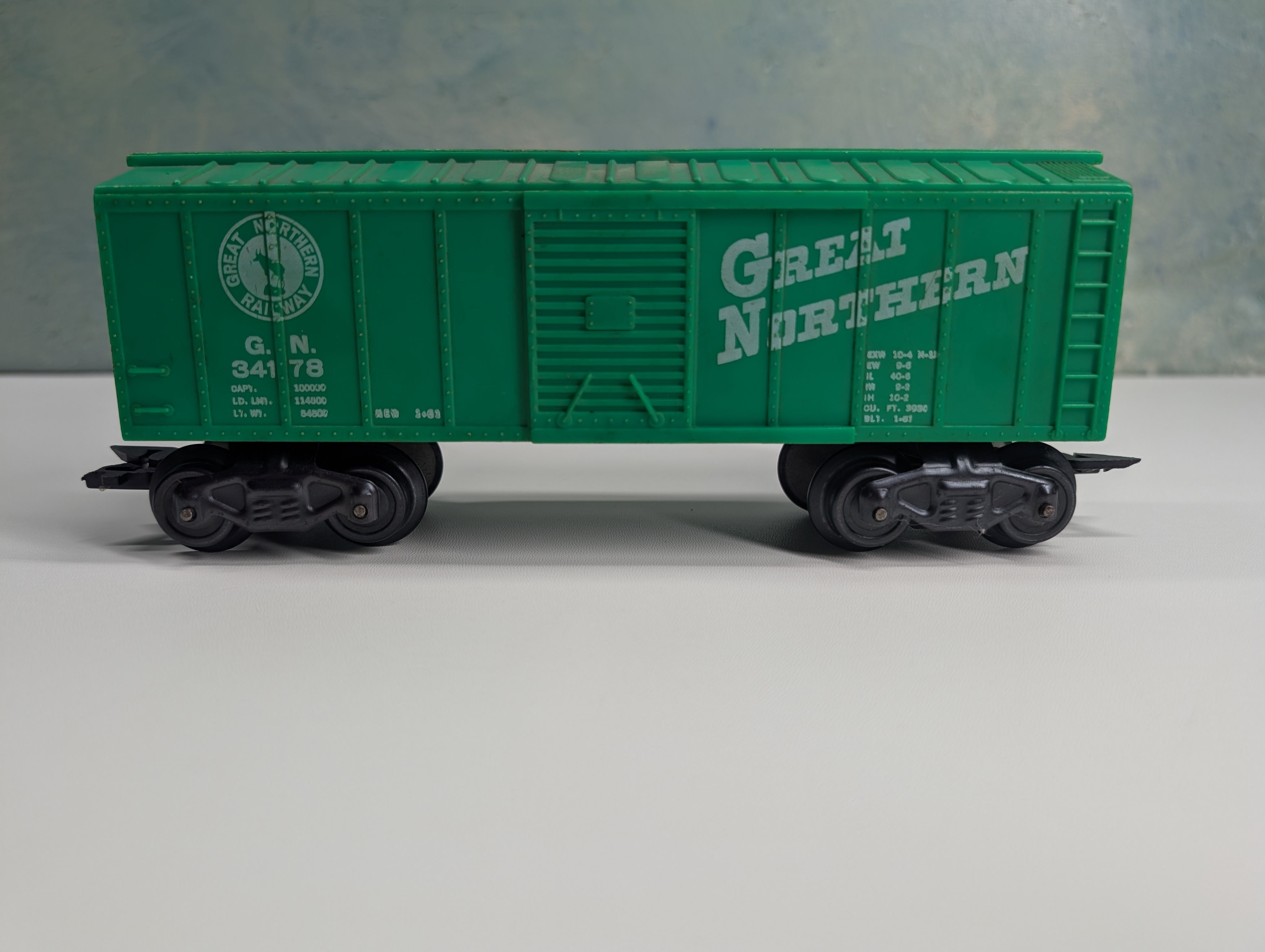 USED Marx O Box Car Great Northern GN #34178 Vintage