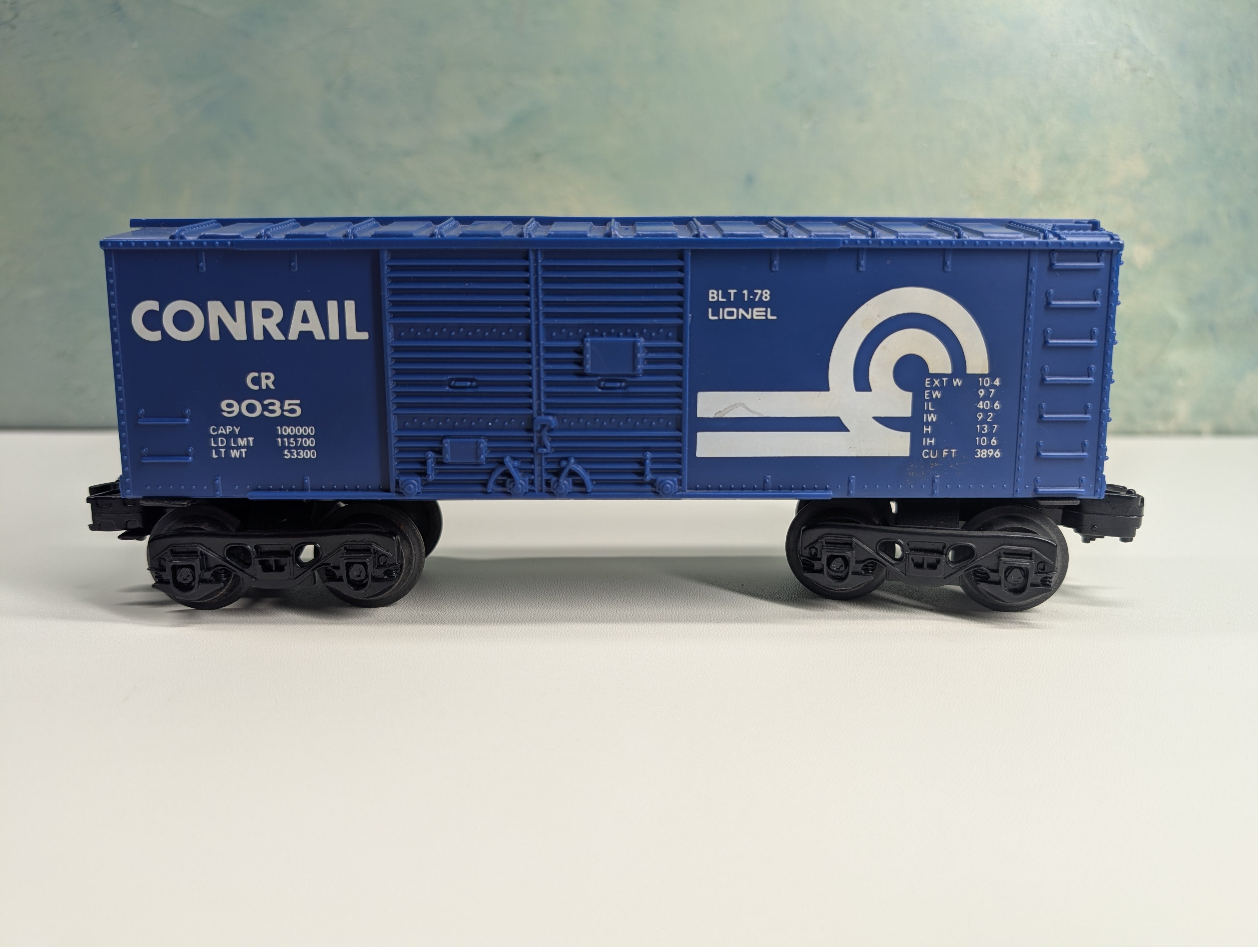 USED Lionel O Box Car Conrail CR #9035 Vintage