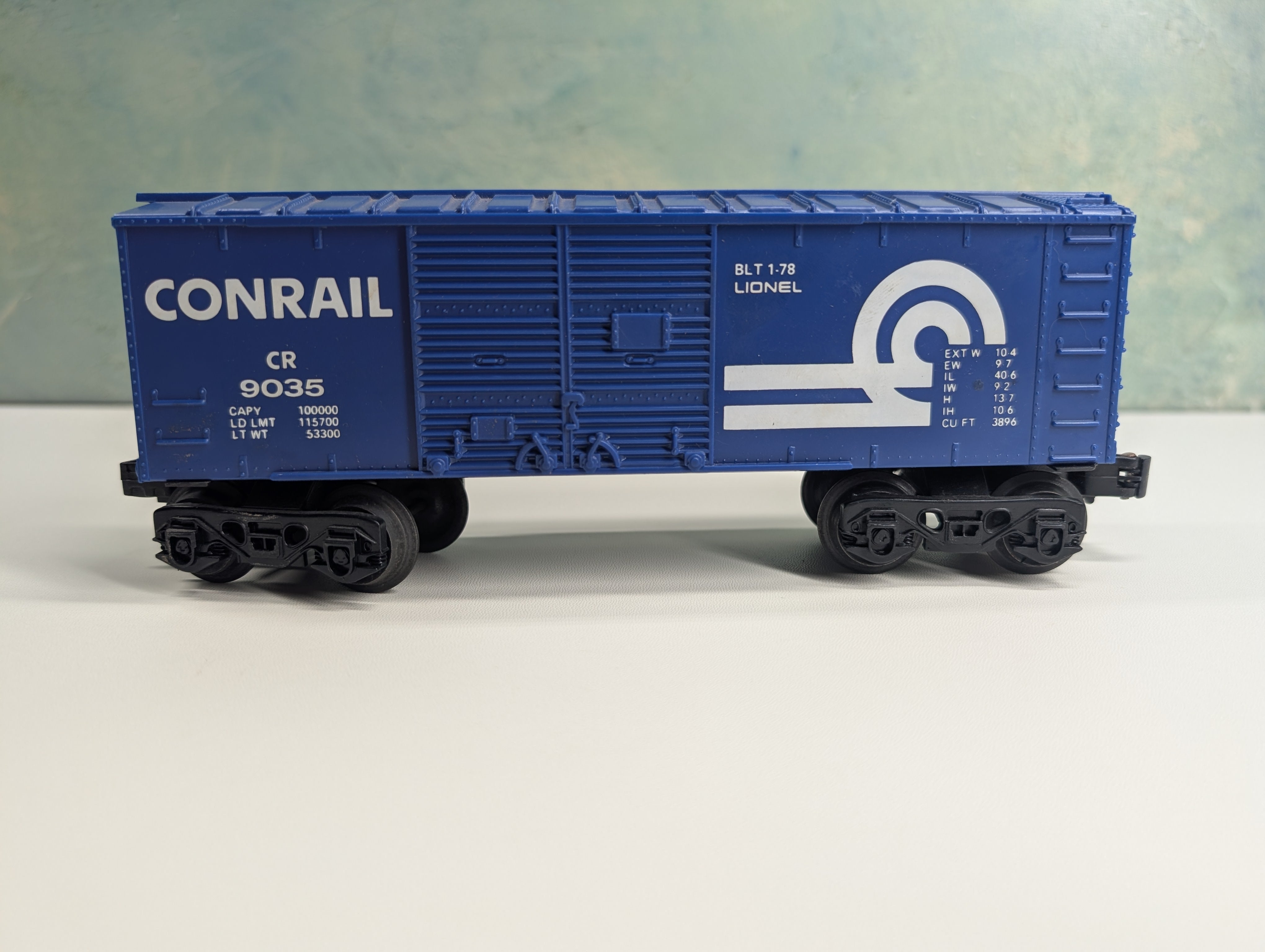 USED Lionel O Box Car Conrail CR #9035 Vintage
