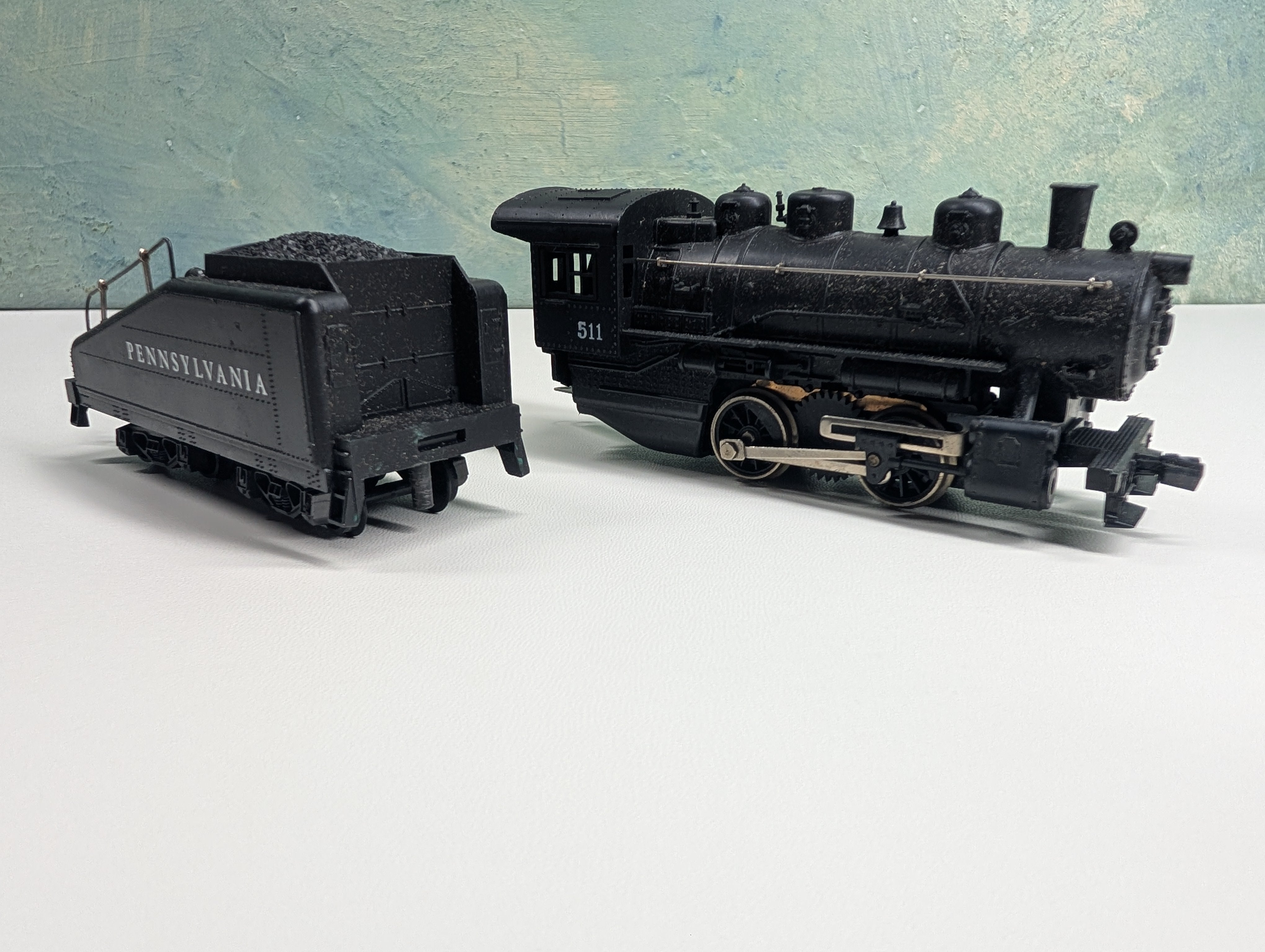 USED Lima HO Scale Steam Locomotive with Tender Pennsylvania #511 Tested DC