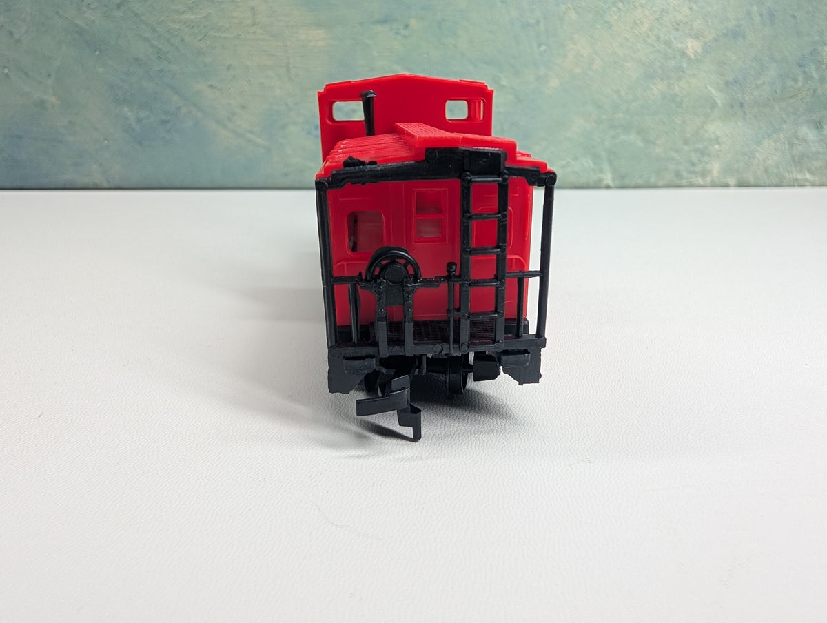 USED Model Power HO Scale A Man Alert is Seldom Hurt Red Caboose #9125