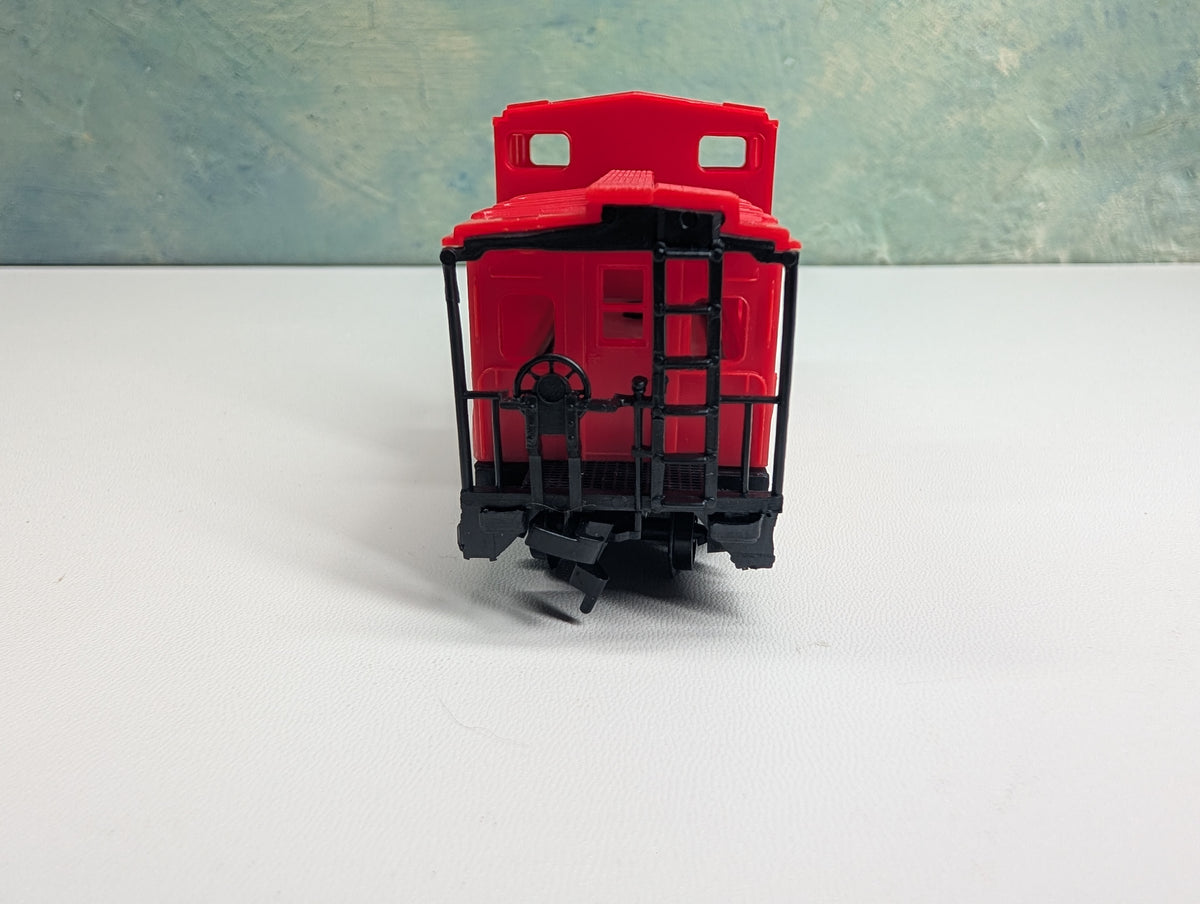 USED Model Power HO Scale A Man Alert is Seldom Hurt Red Caboose #9125