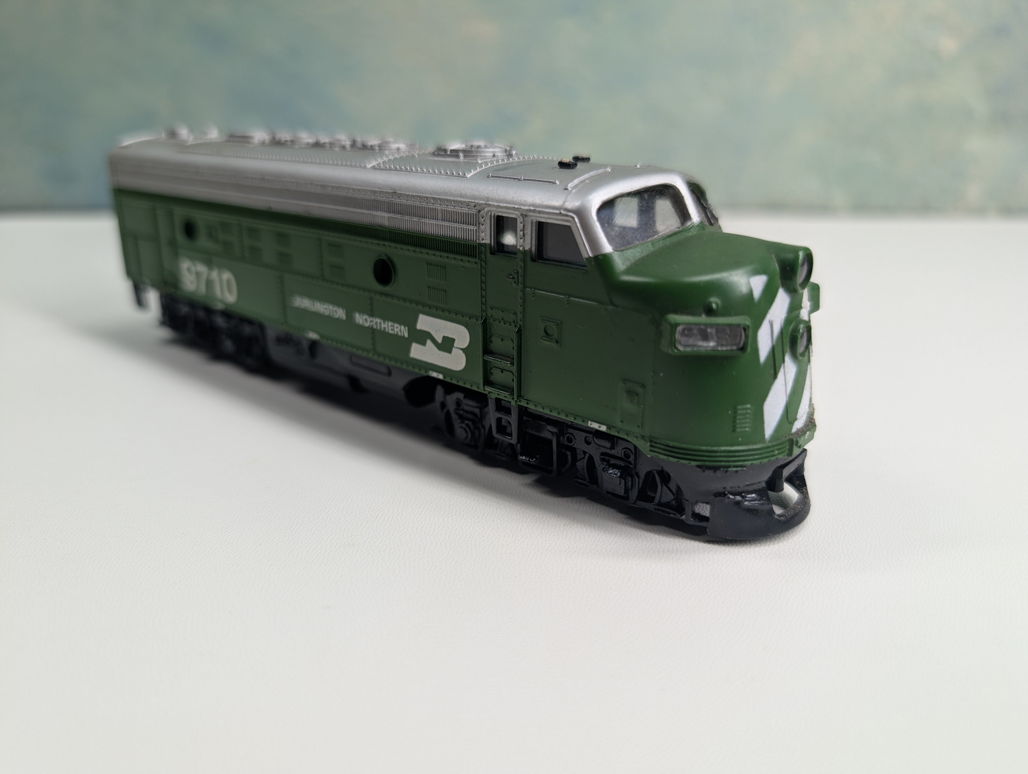 USED Bachmann HO Scale F7 Diesel Locomotive Burlington Northern BN #9710 Tested DC