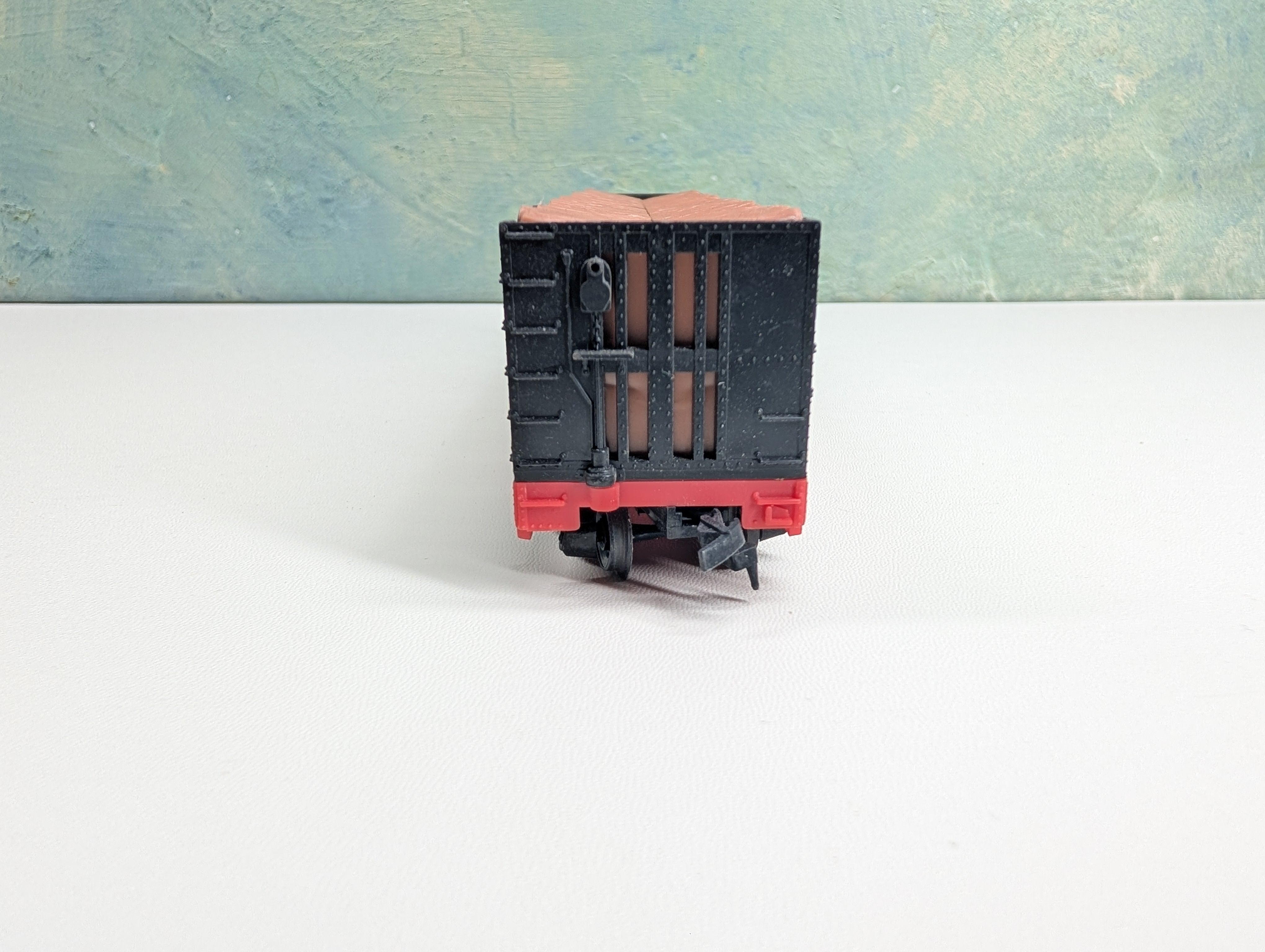 USED Tyco HO Scale Pulpwood Flat Car w/ Load Southern #4365