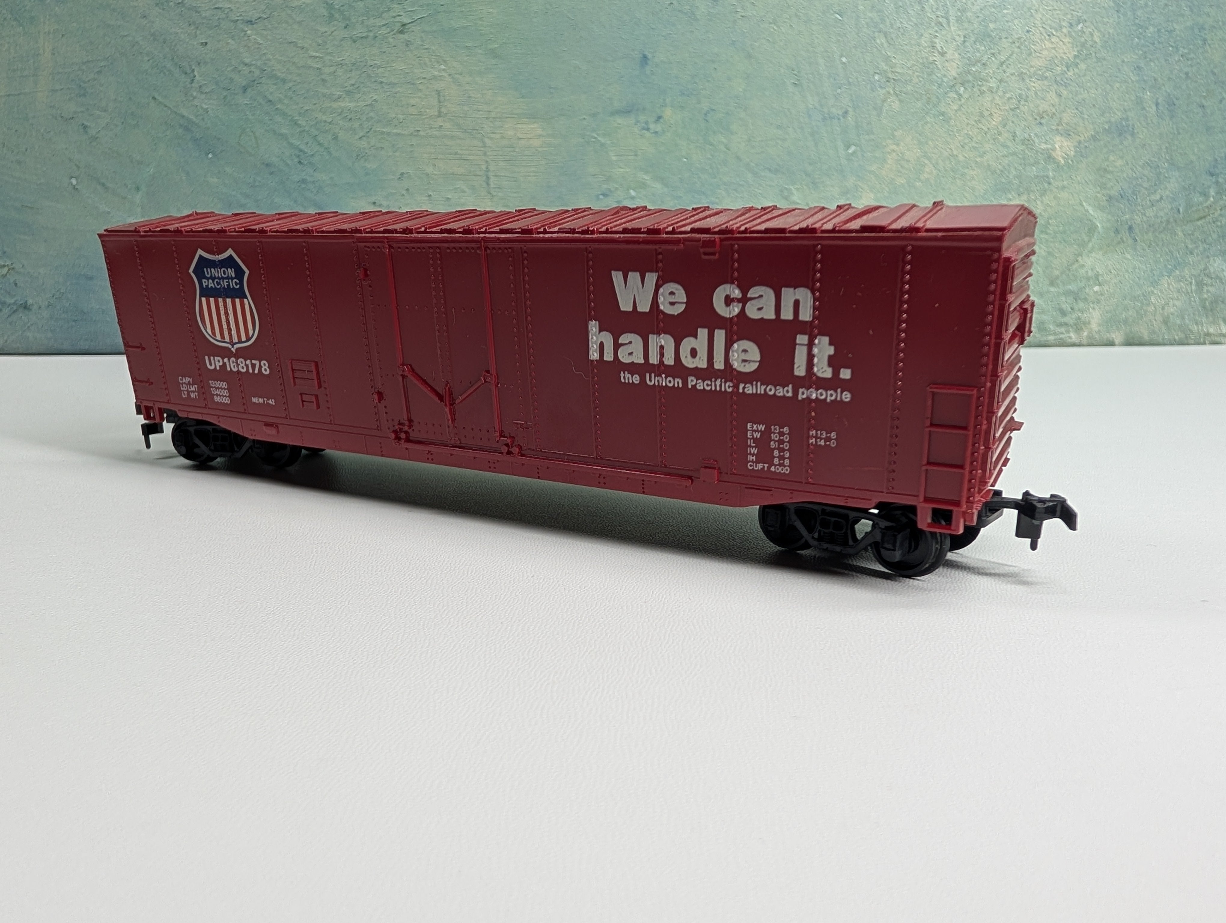 USED Bachmann HO Scale 50' Box Car Union Pacific UP #168178
