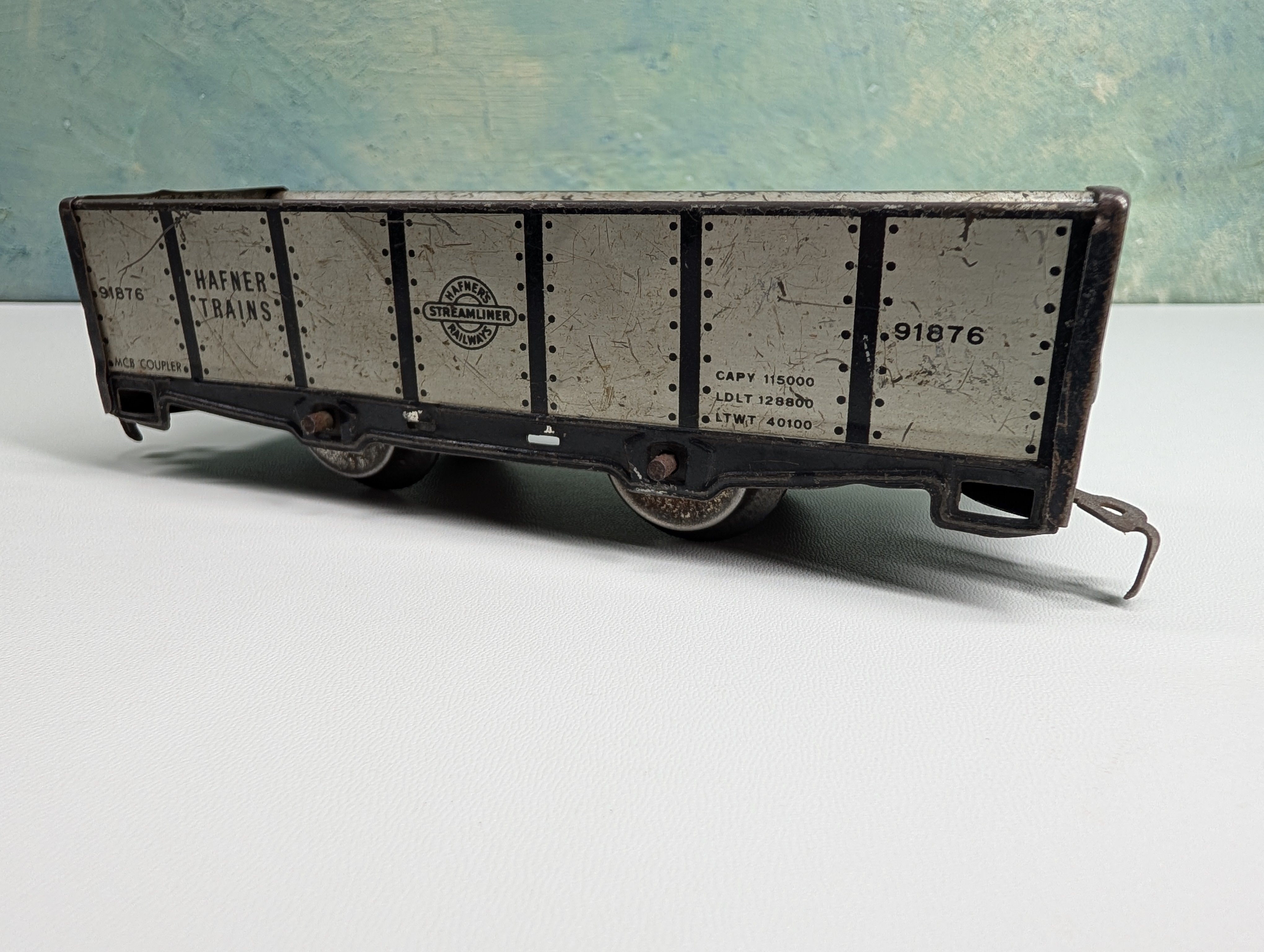 USED O Hafner Streamliners Trains Tin Gondola #91876