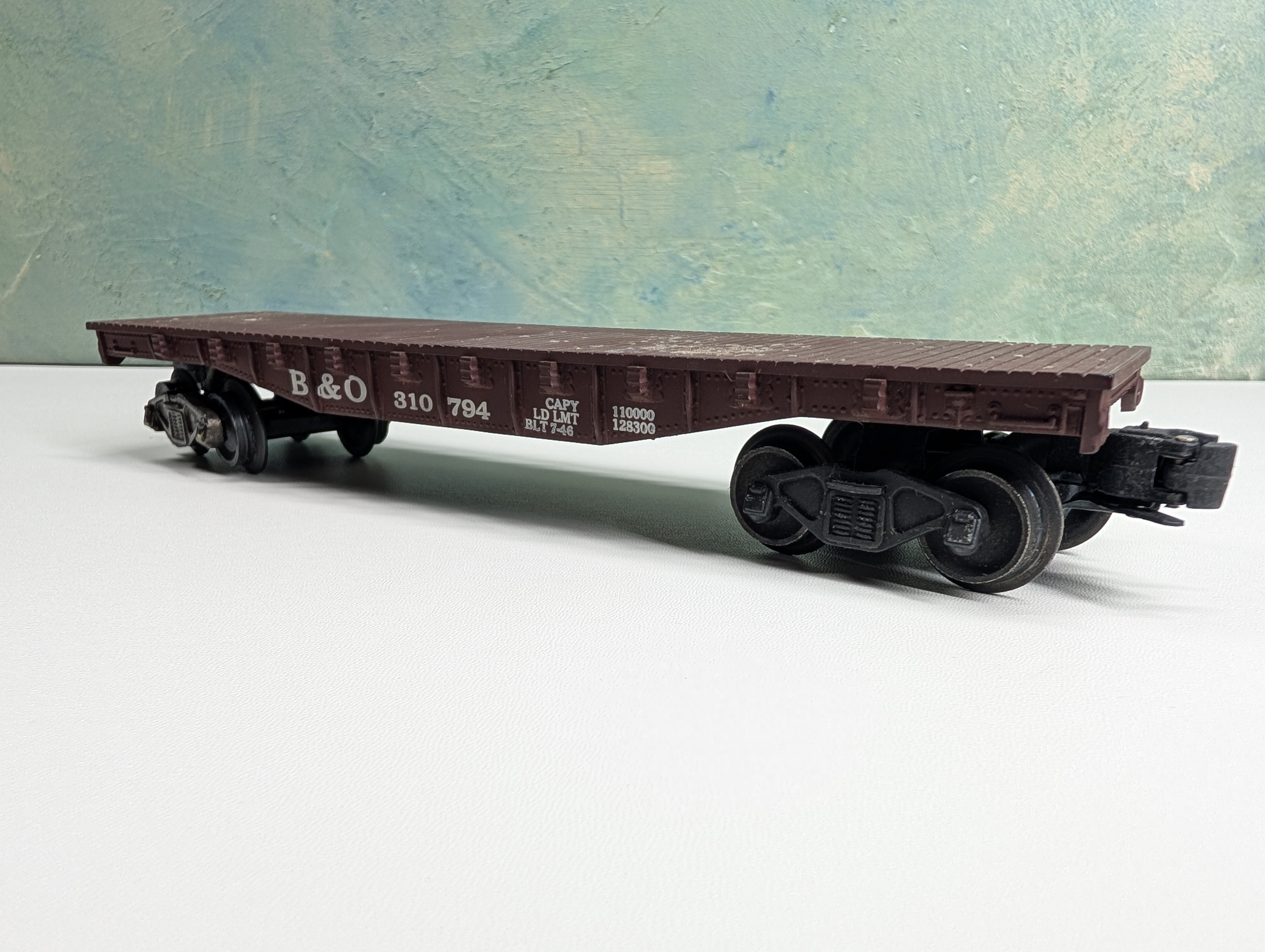 USED KMT O Flat Car Baltimore and Ohio B&O #310794