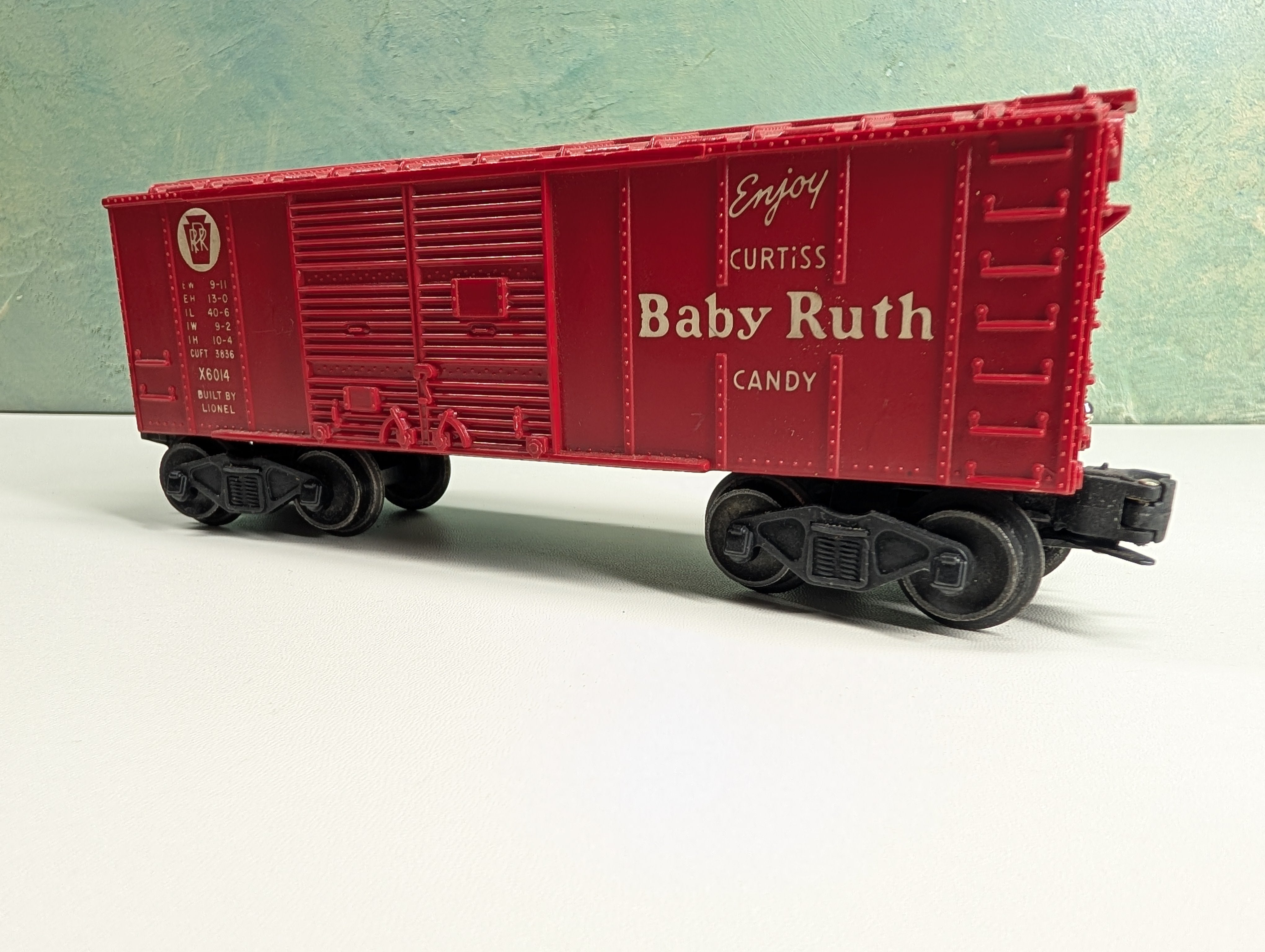 USED Lionel O DD Box Car Baby Ruth Candy PRR #X6014