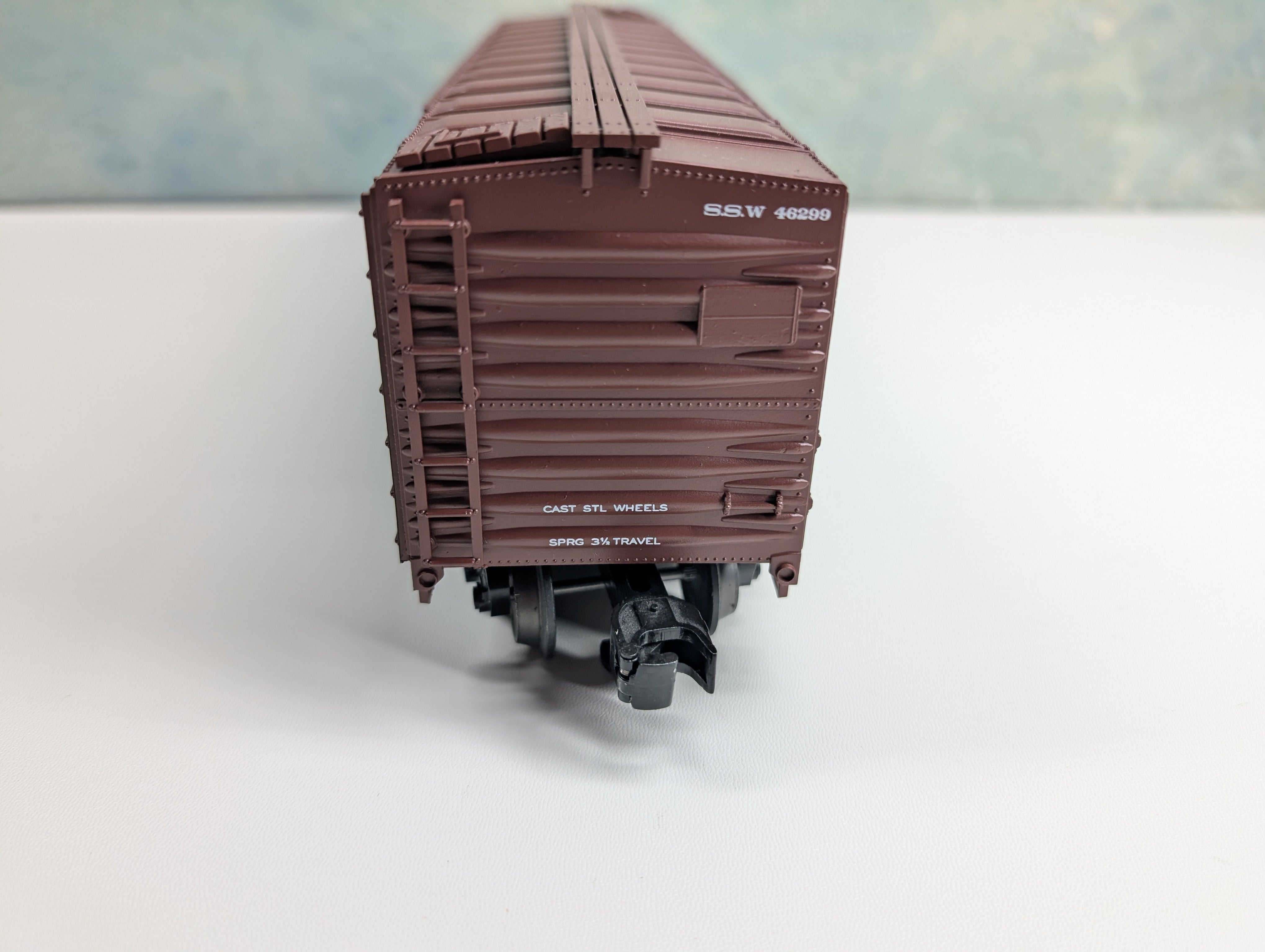 USED Weaver O Steel Side DD Box Car St. Louis Southwestern SSW #46299 3-Rail