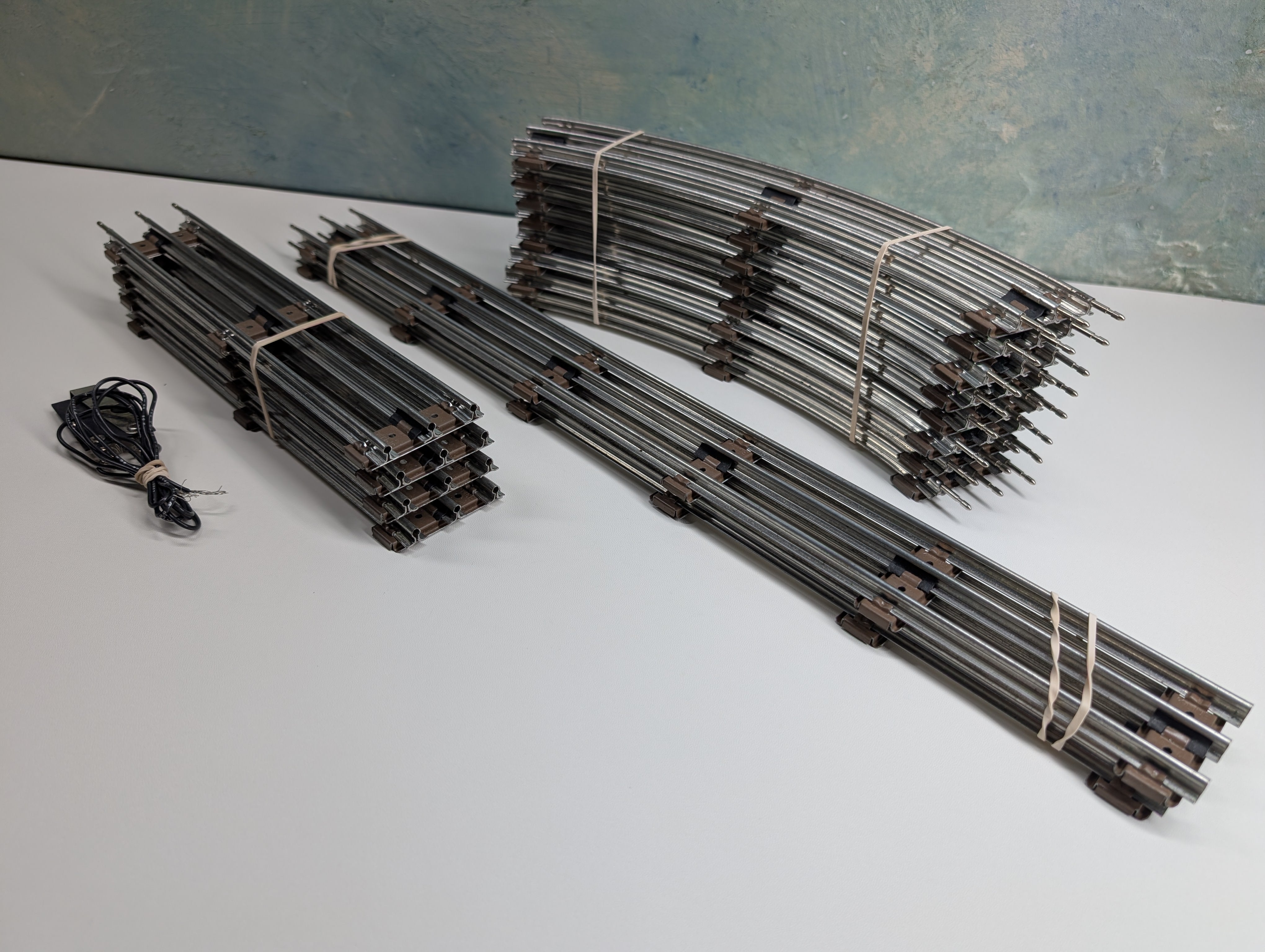 USED K-Line O Lot of Tubular Track (14 pcs)