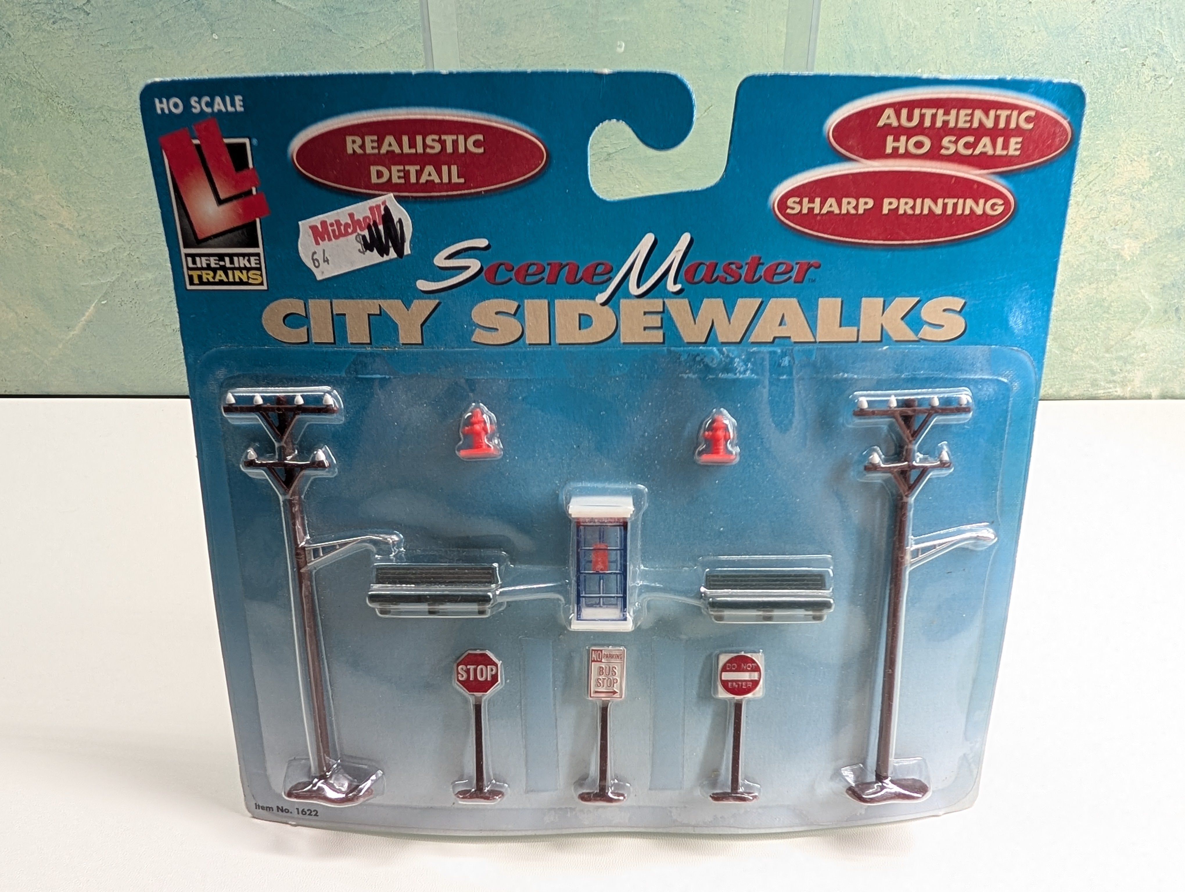 Life-Like 1622 HO Scale City Sidewalk Details