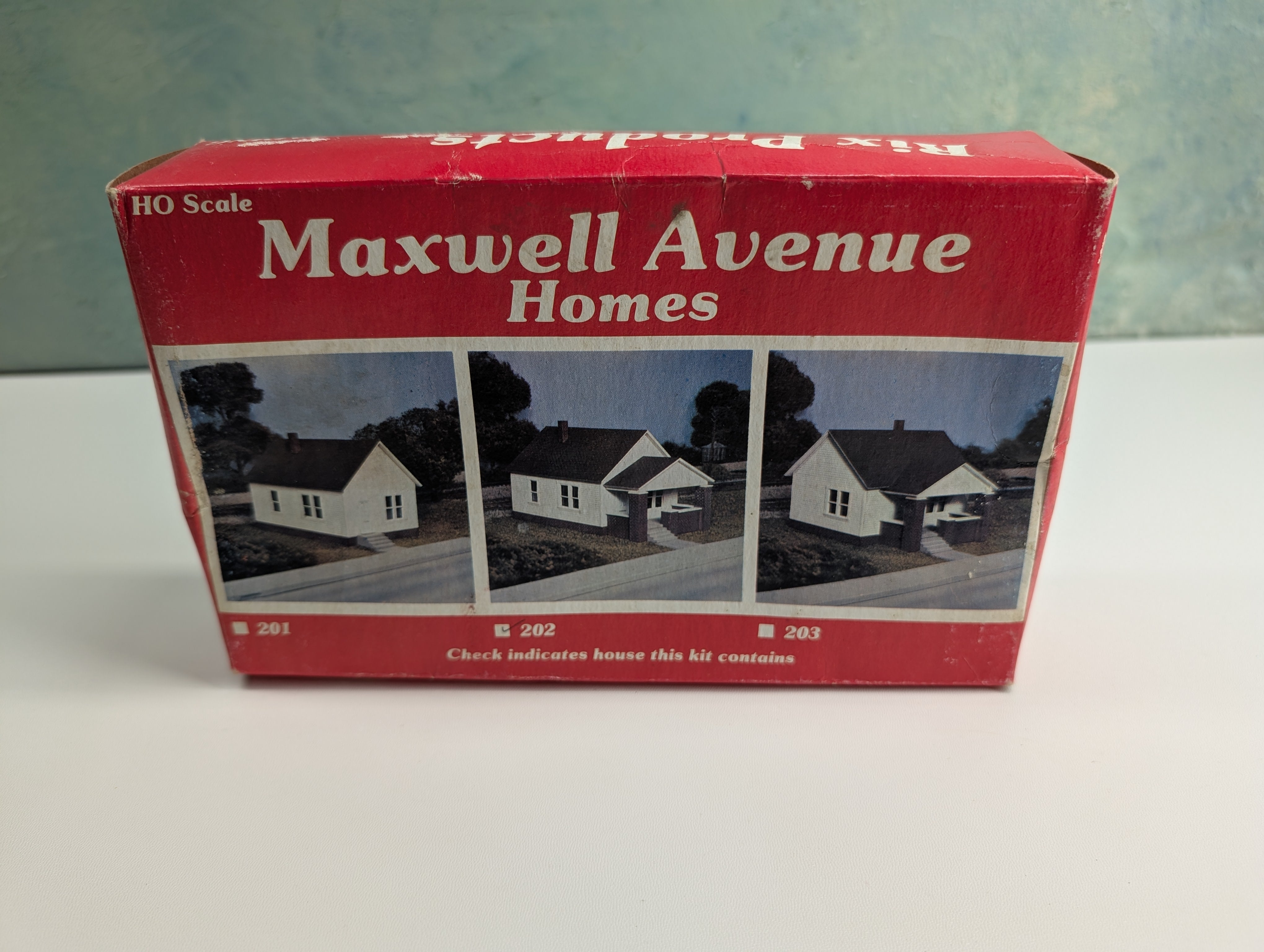 Rix 202 HO Scale Maxwell Avenue 1 Story White House KIT