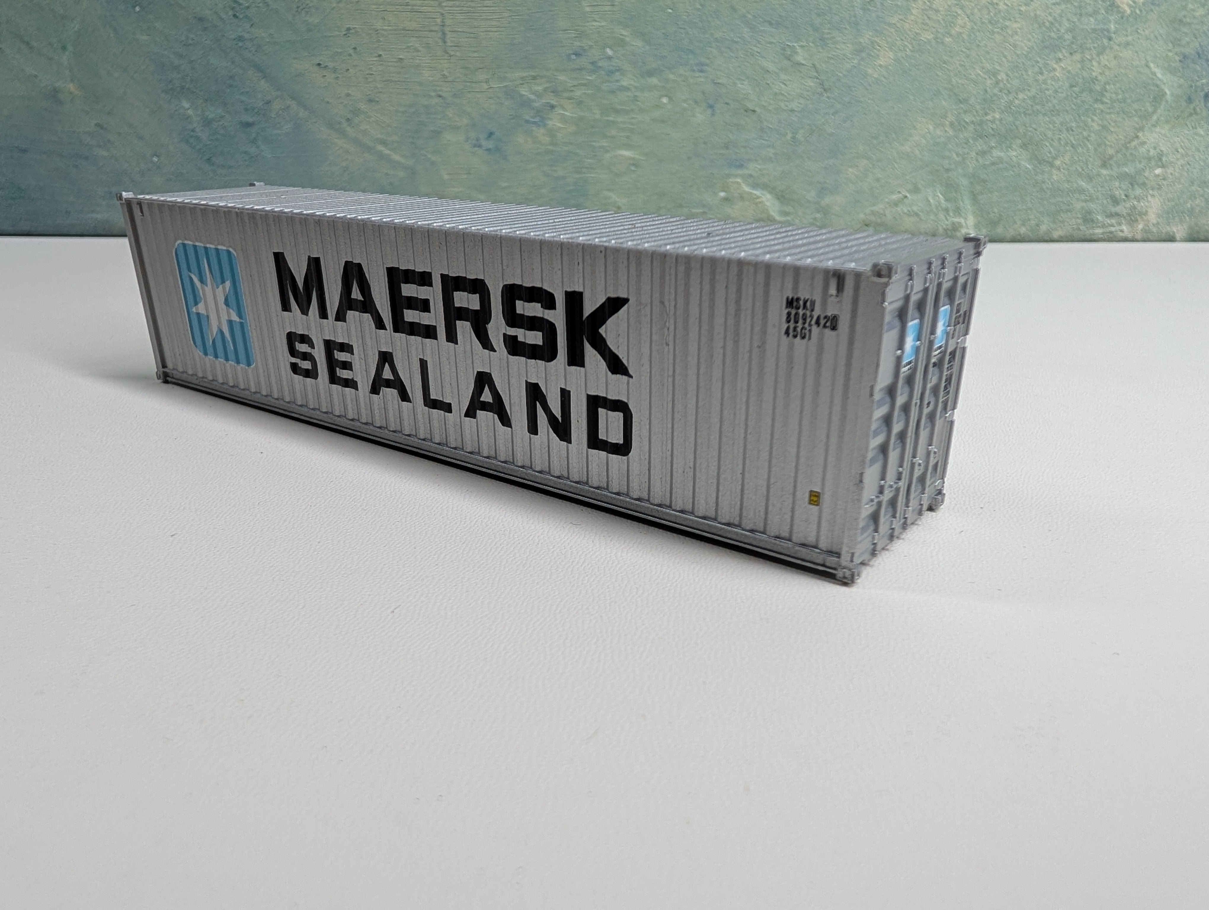 USED Walthers HO Scale 40' Container Maersk Sealand MSKU #8092420