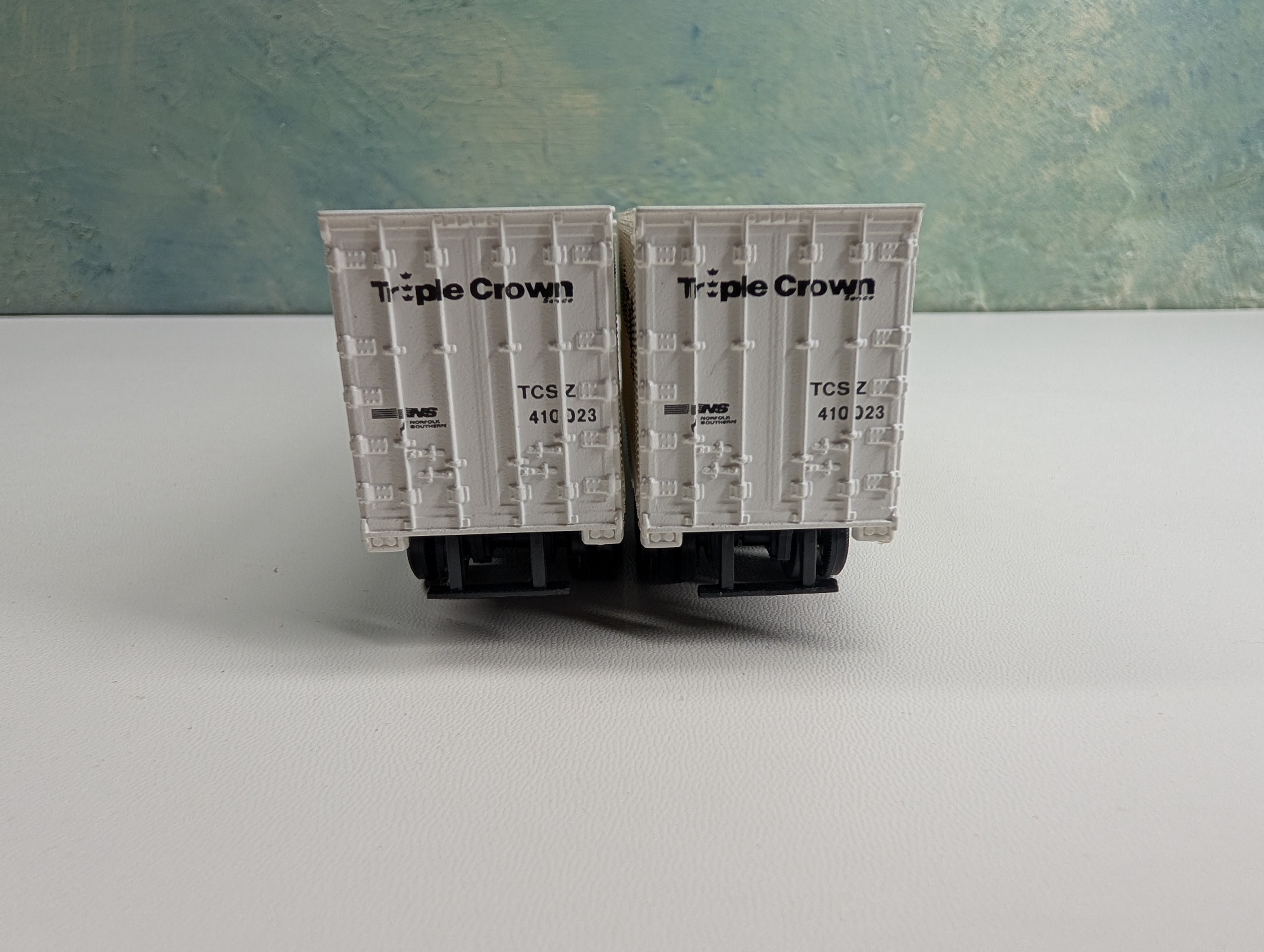 USED Athearn HO Scale Pair of 45' Trailers Norfolk Southern TCSZ #410023 Triple Crown