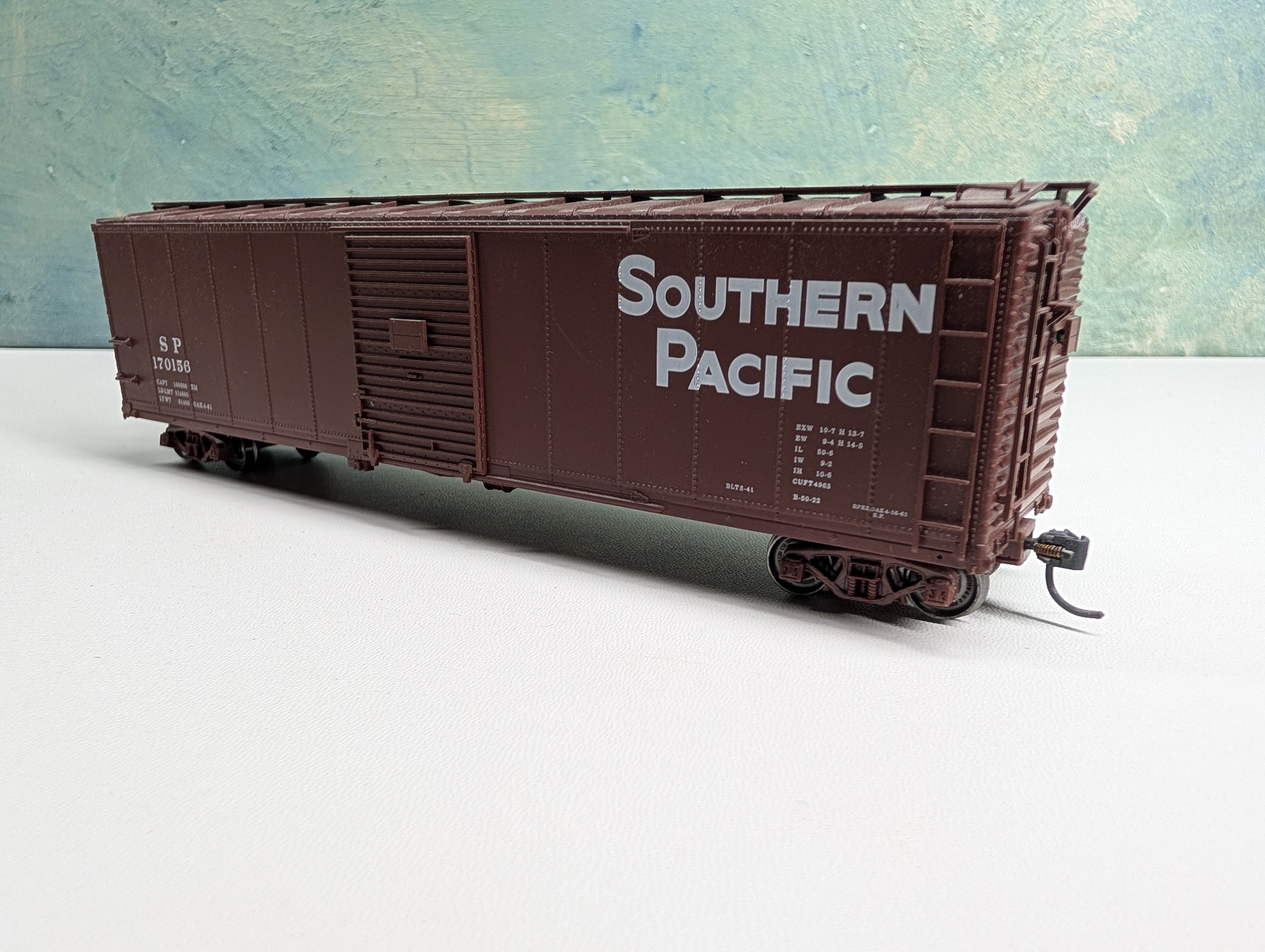 USED HO Scale 50' Box Car Southern Pacific SP #170156 Metal Wheels