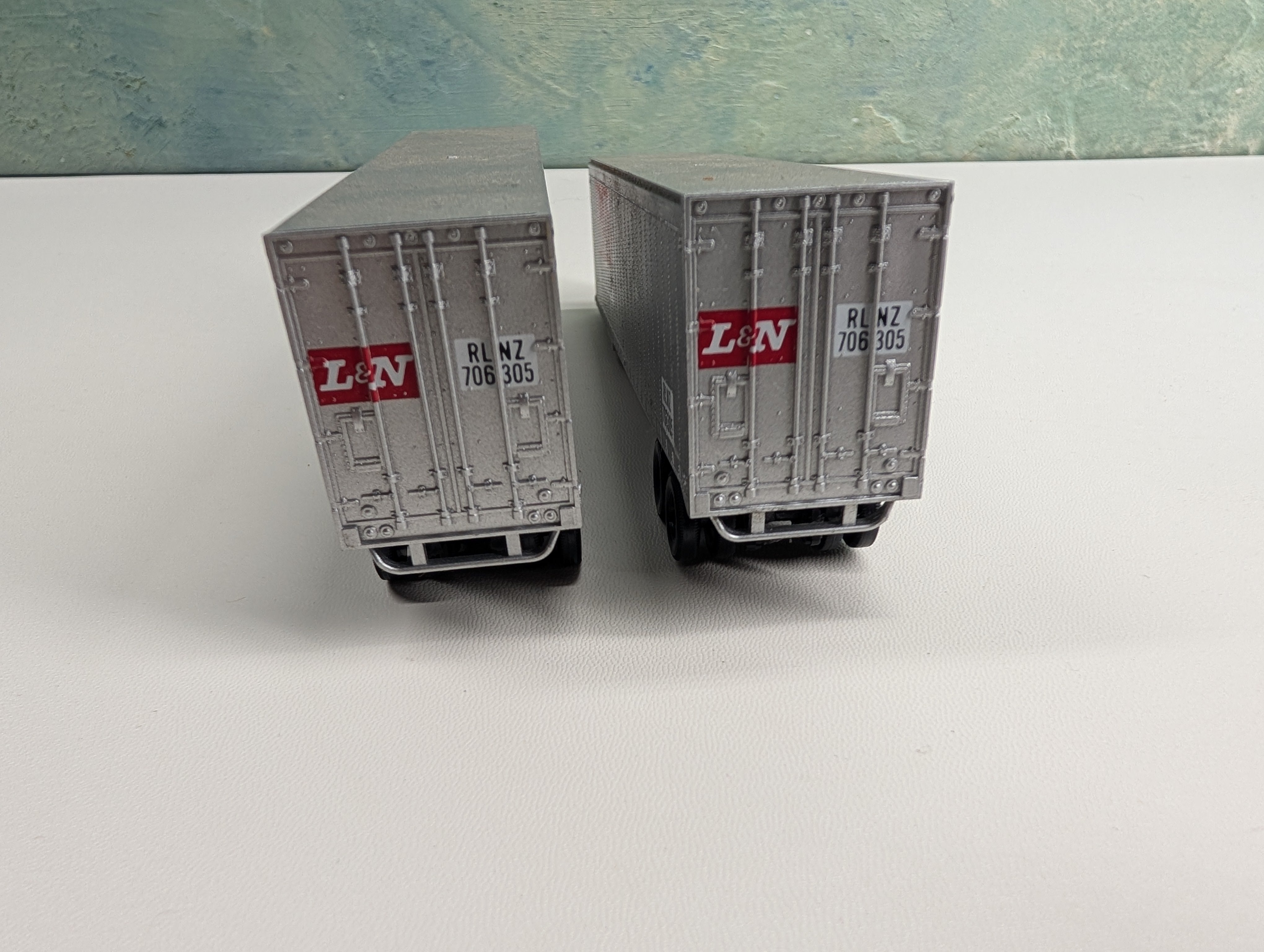 USED Athearn HO Scale Set of 40' Trailer Louisville & Nashville RLNZ #706305