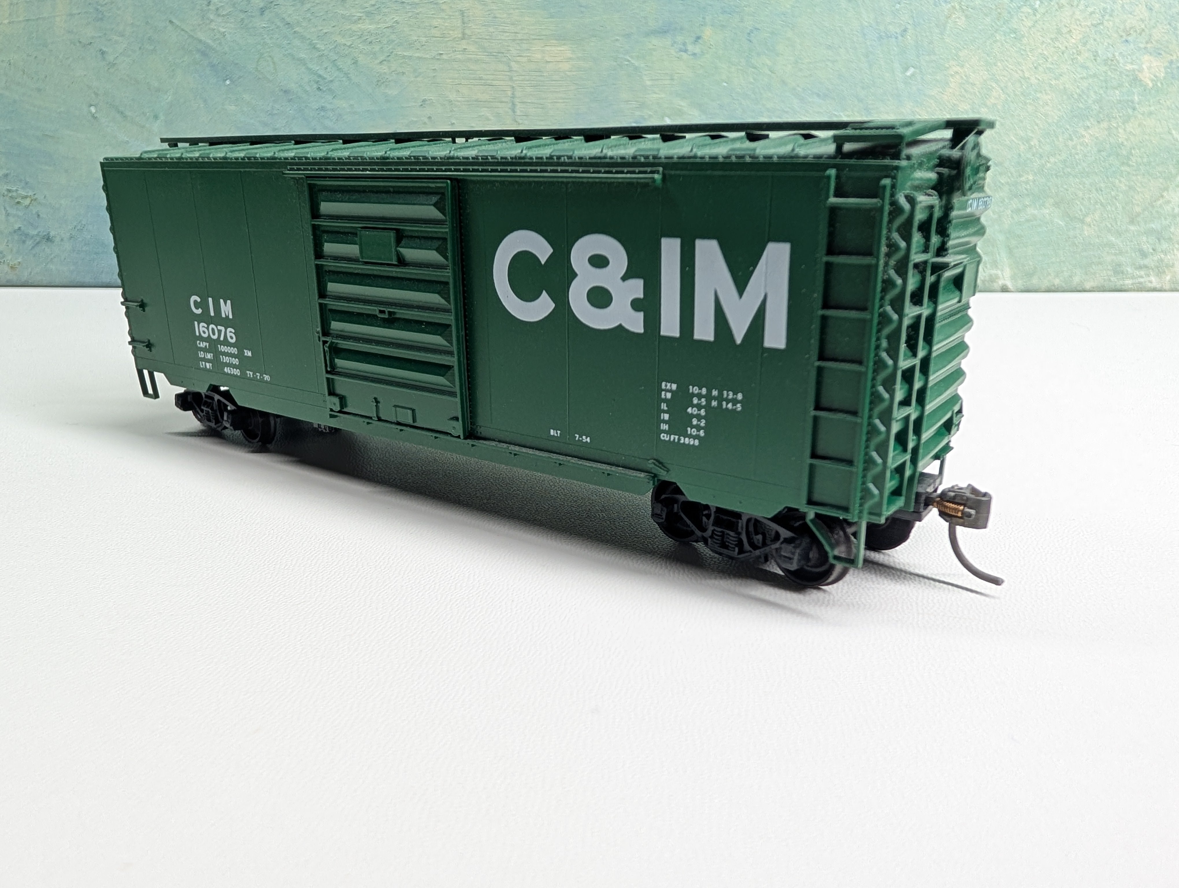 USED Accurail HO Scale 40' Box Car Chicago and Illinois Midland C&IM #16076