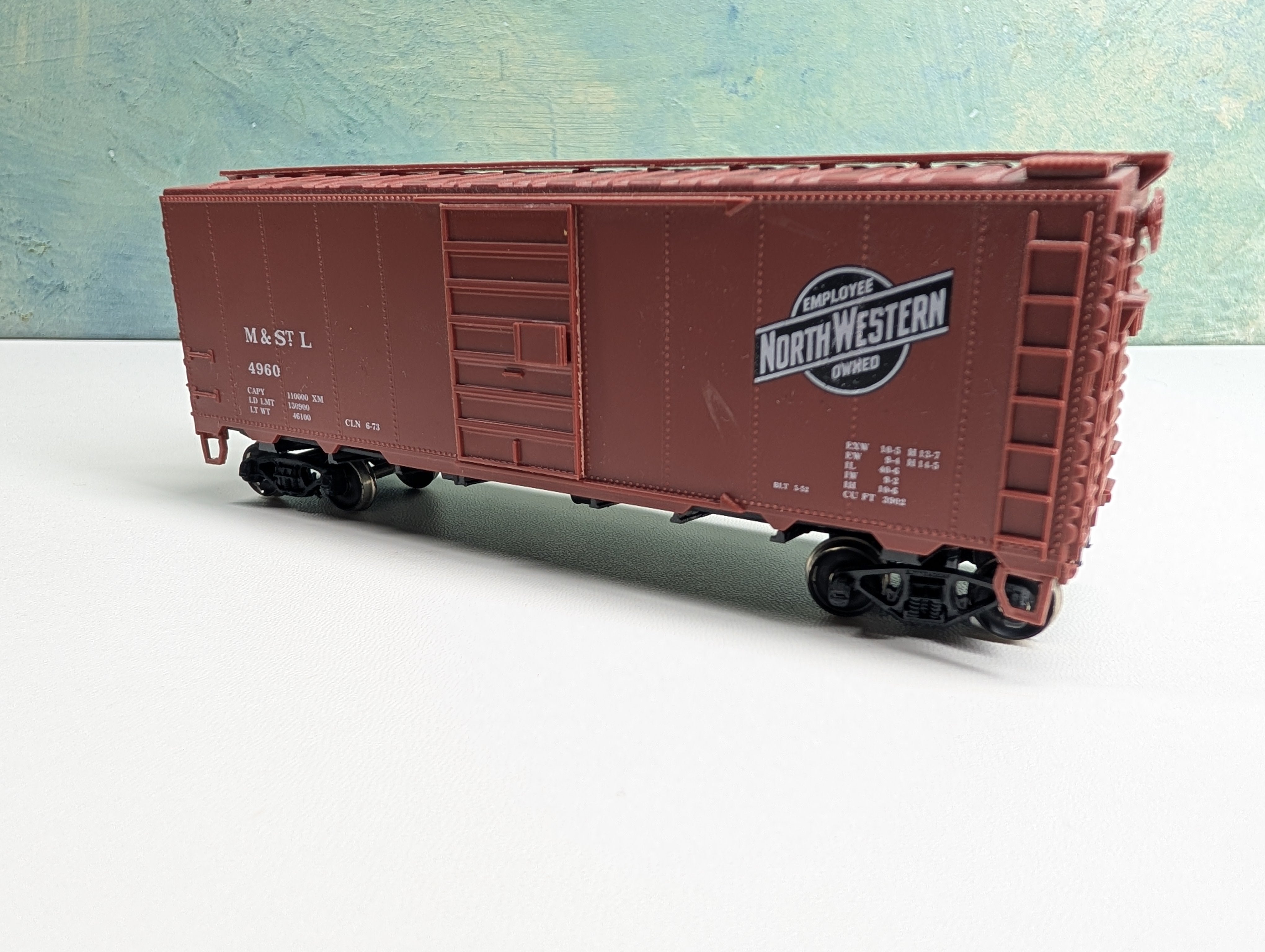 USED C&BT SHOPS HO Scale 40' Box Car M&StL #4960