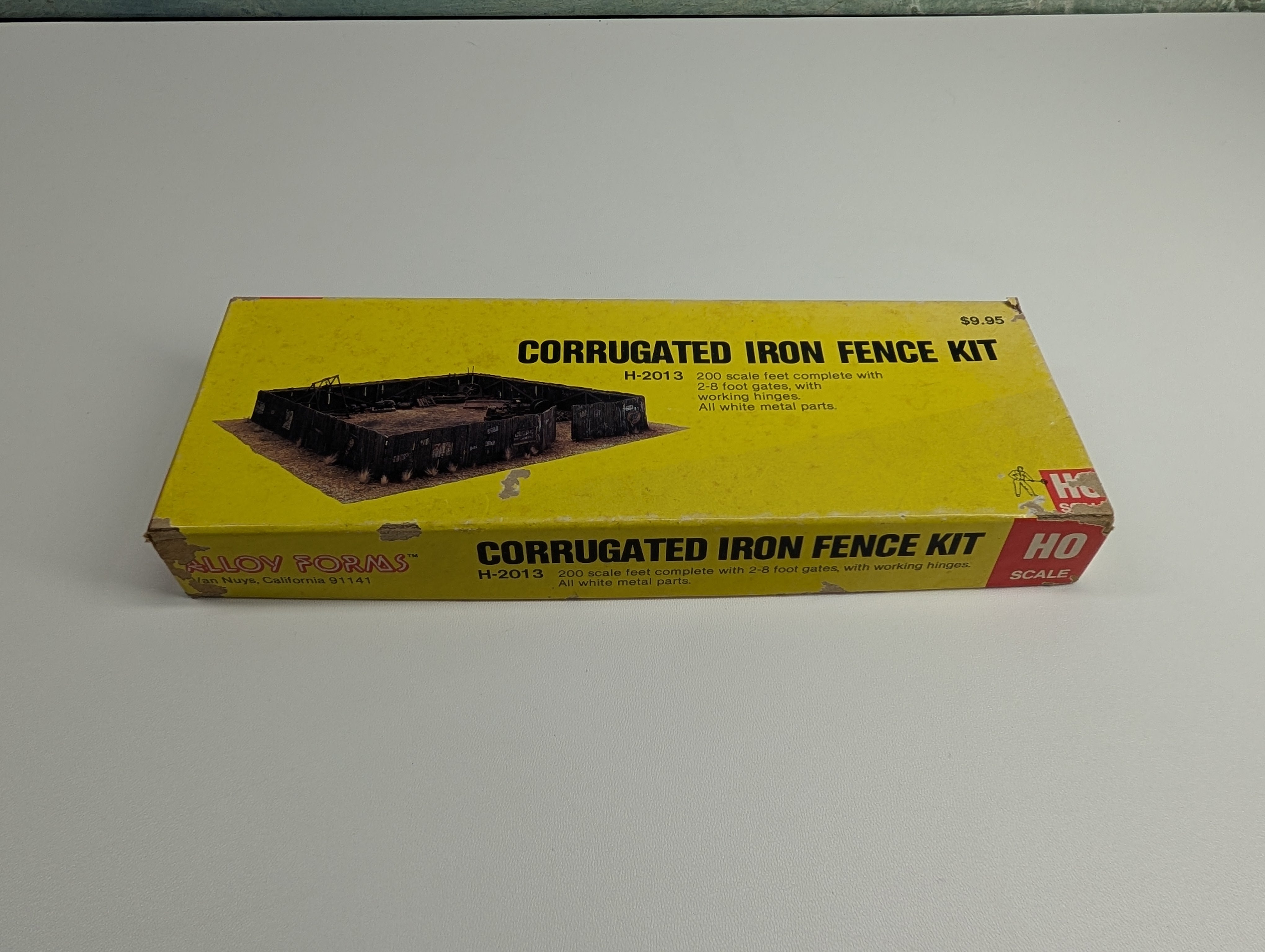 USED Alloy Forms H-2013 HO Scale Corrugated Iron Fence KIT