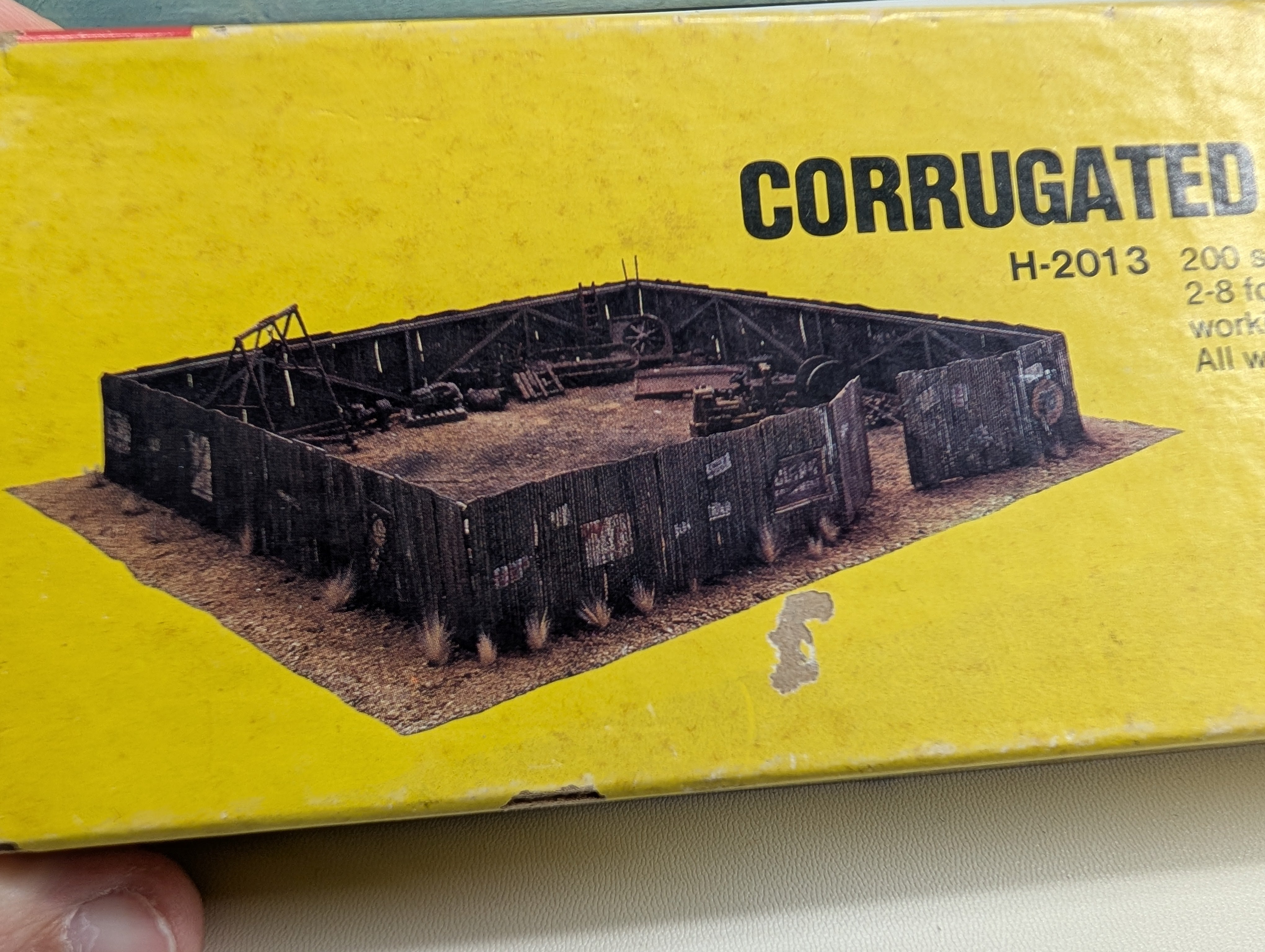 USED Alloy Forms H-2013 HO Scale Corrugated Iron Fence KIT