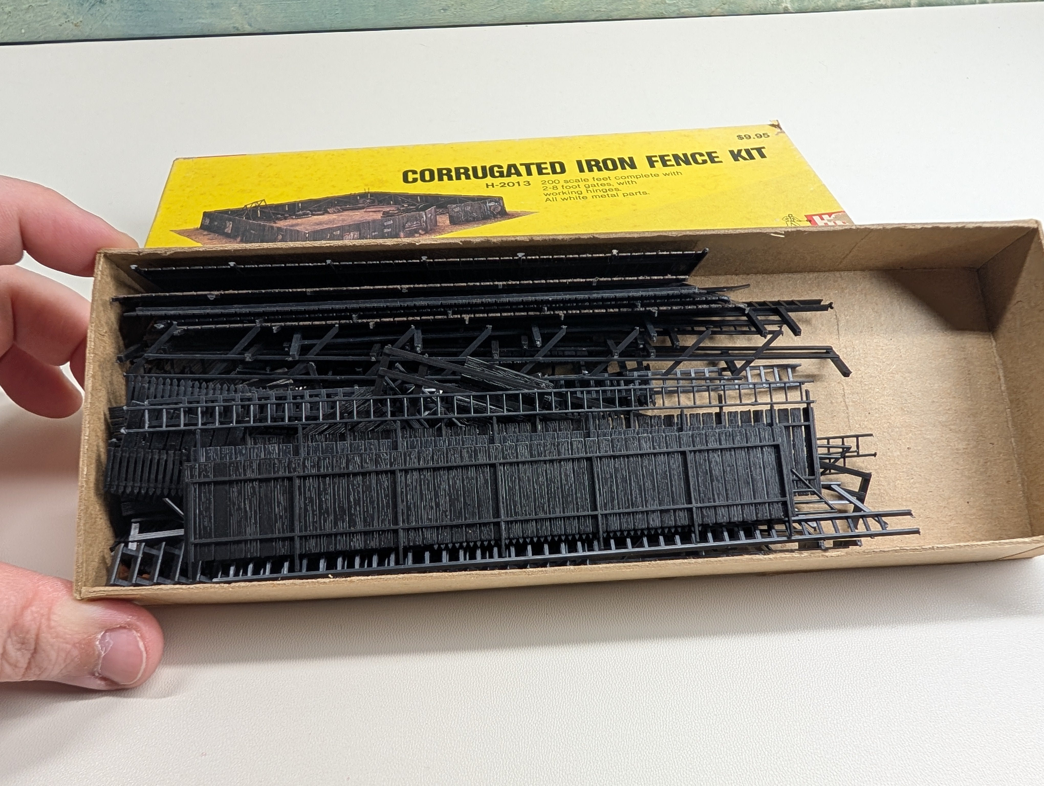 USED Alloy Forms H-2013 HO Scale Corrugated Iron Fence KIT