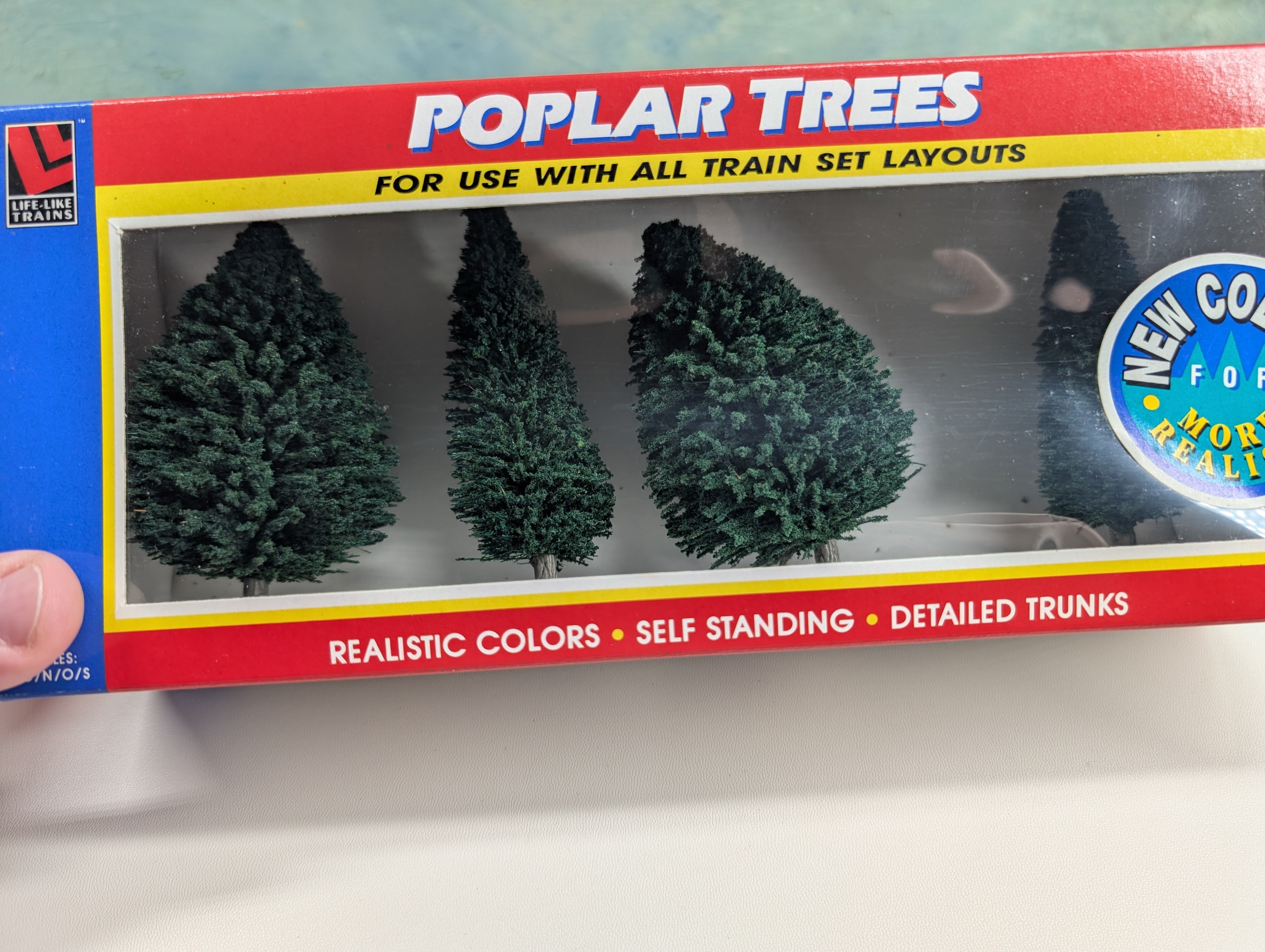 Life-Like 1925 Multi Scale Poplar Trees (4 pcs)