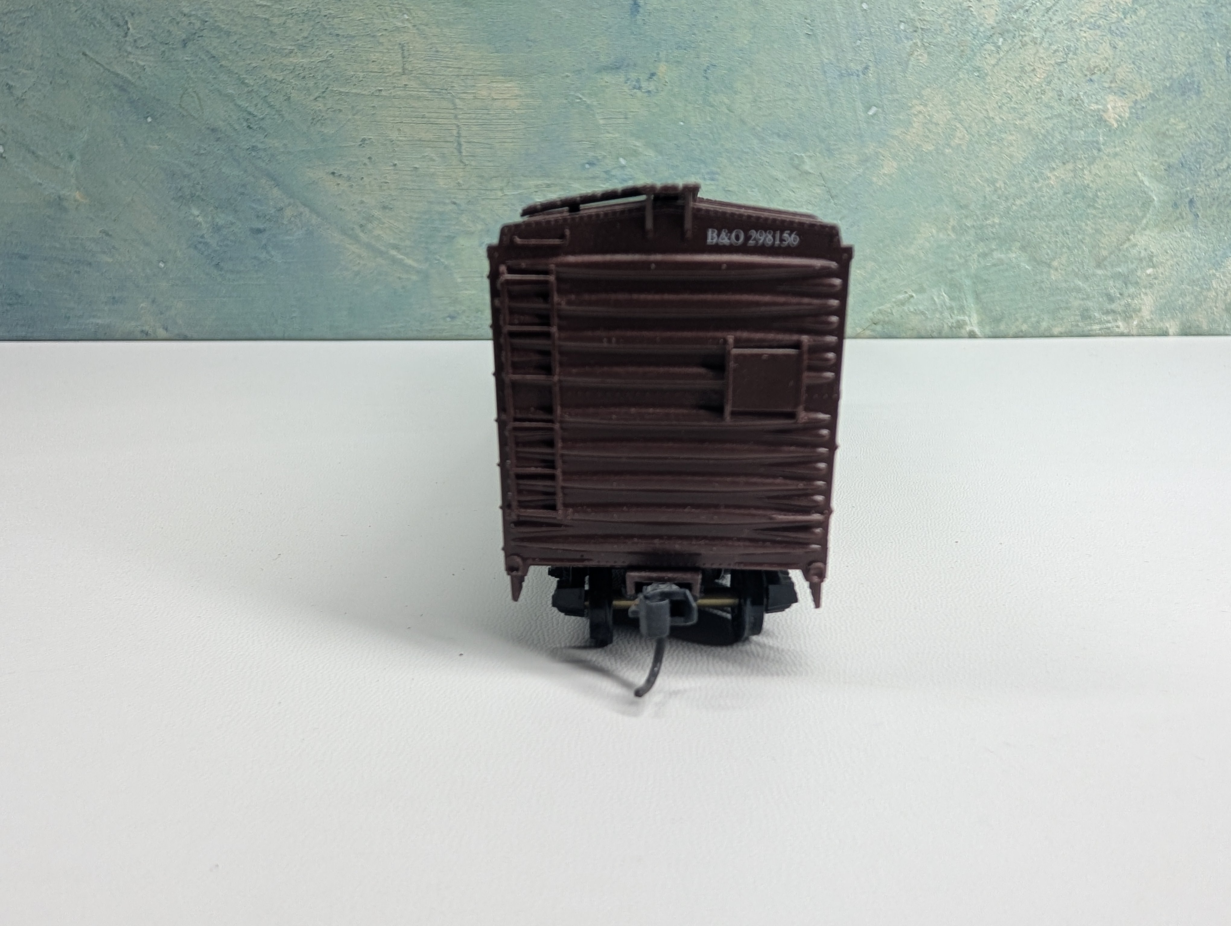 USED Bowser HO Scale 40' DD Box Car Baltimore and Ohio B&O #298156