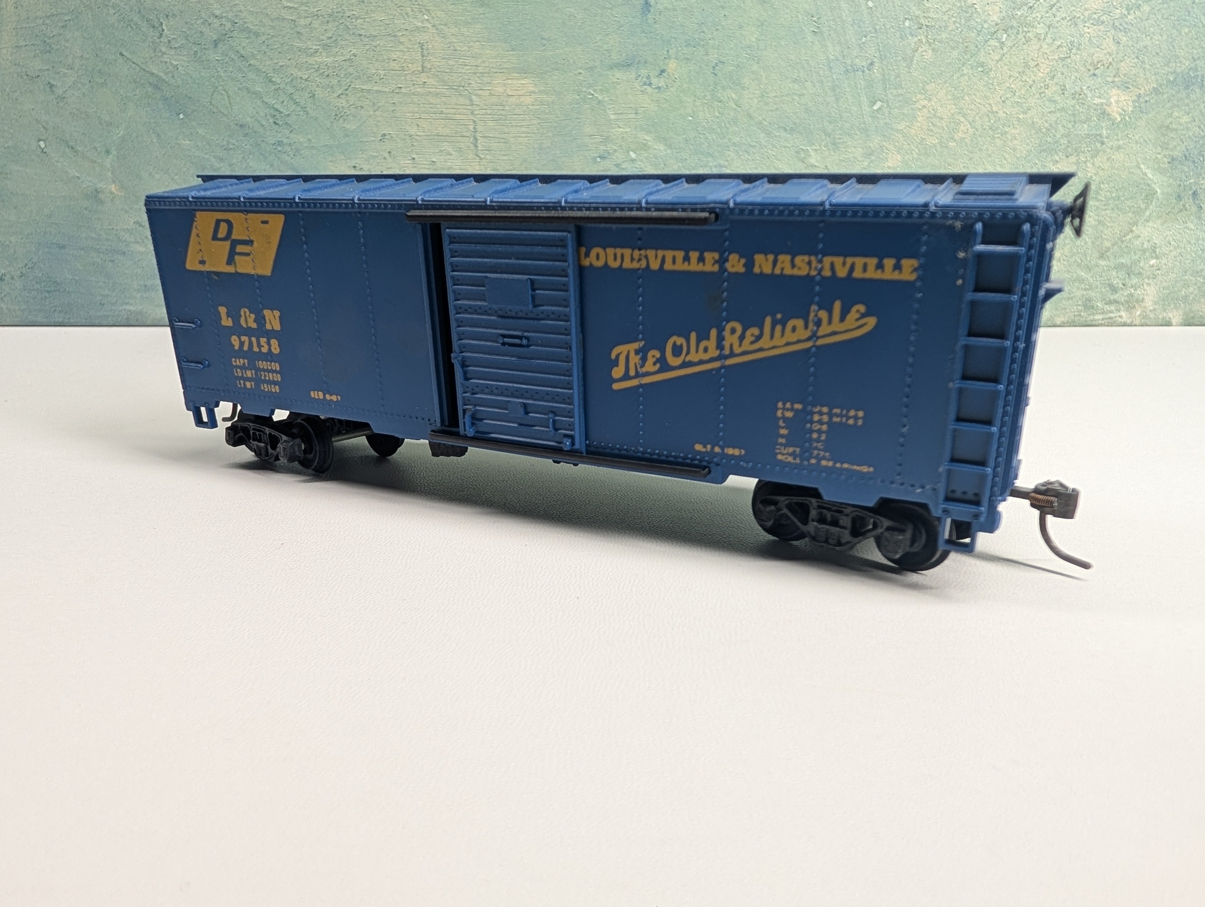 USED Mantua HO Scale 40' Box Car Louisville & Nashville L&N #97158