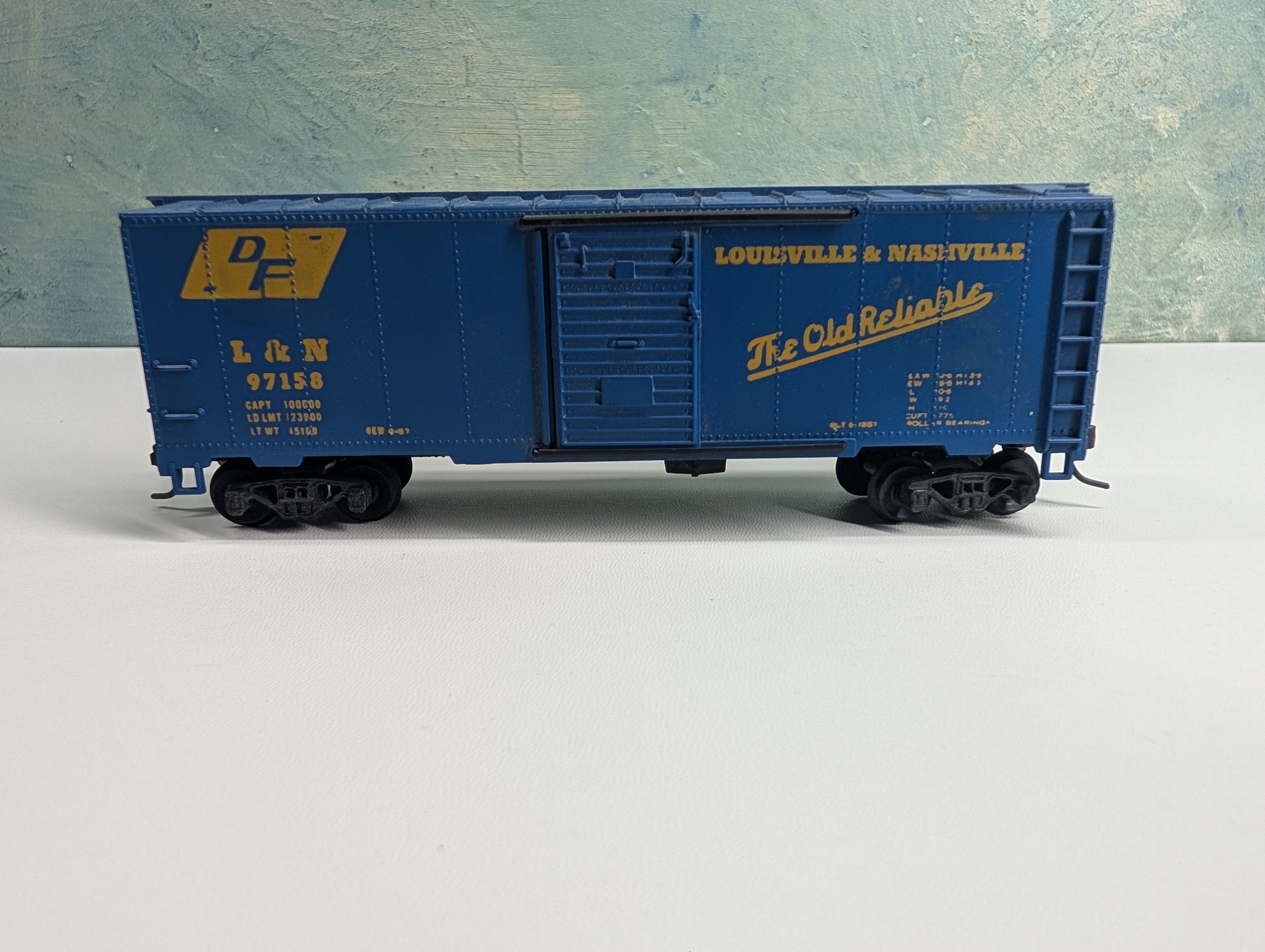 USED Mantua HO Scale 40' Box Car Louisville & Nashville L&N #97158