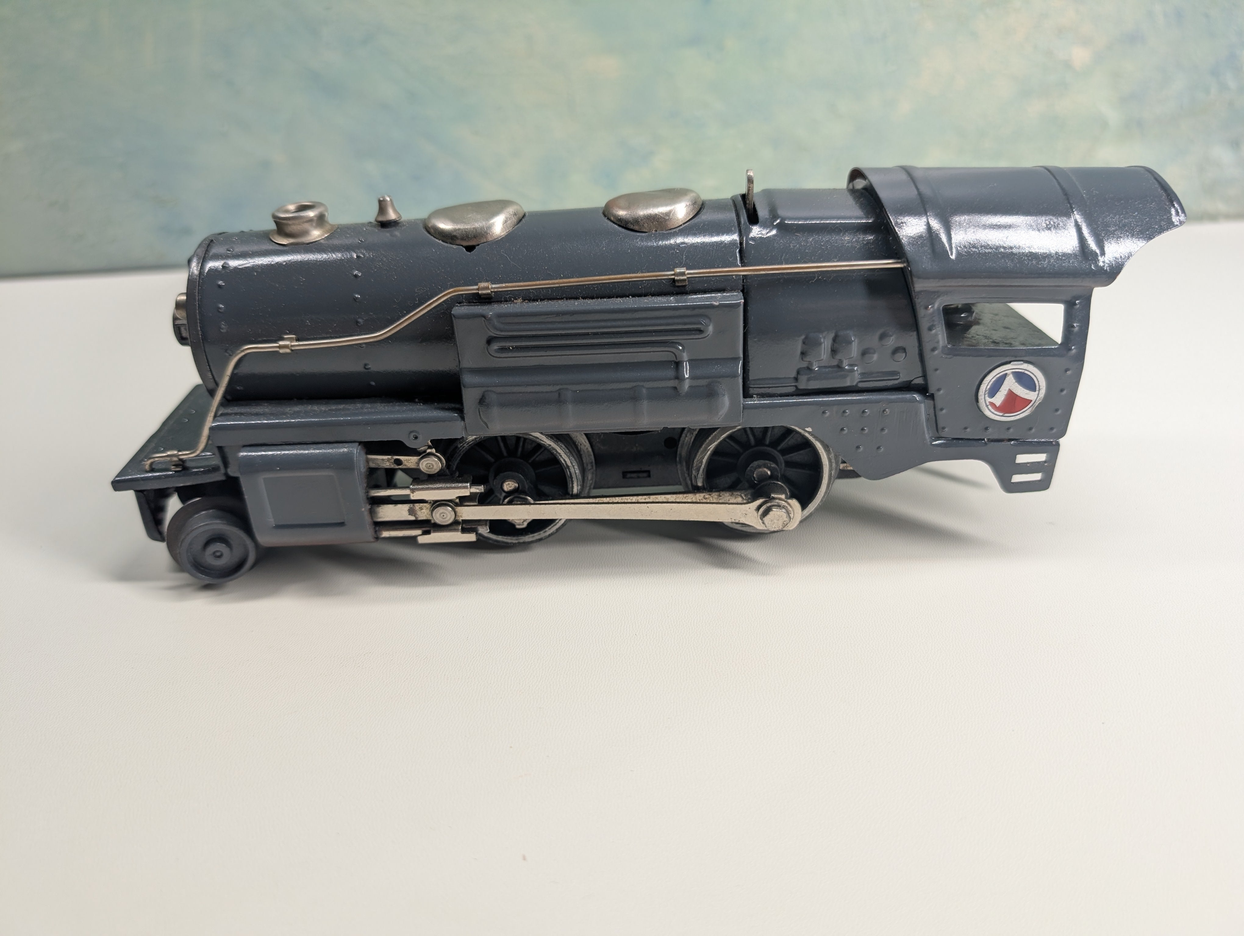 USED Lionel O 2-4-0 Steam Locomotive w/ Tender, Gray Lionel Lines #259E Tested!