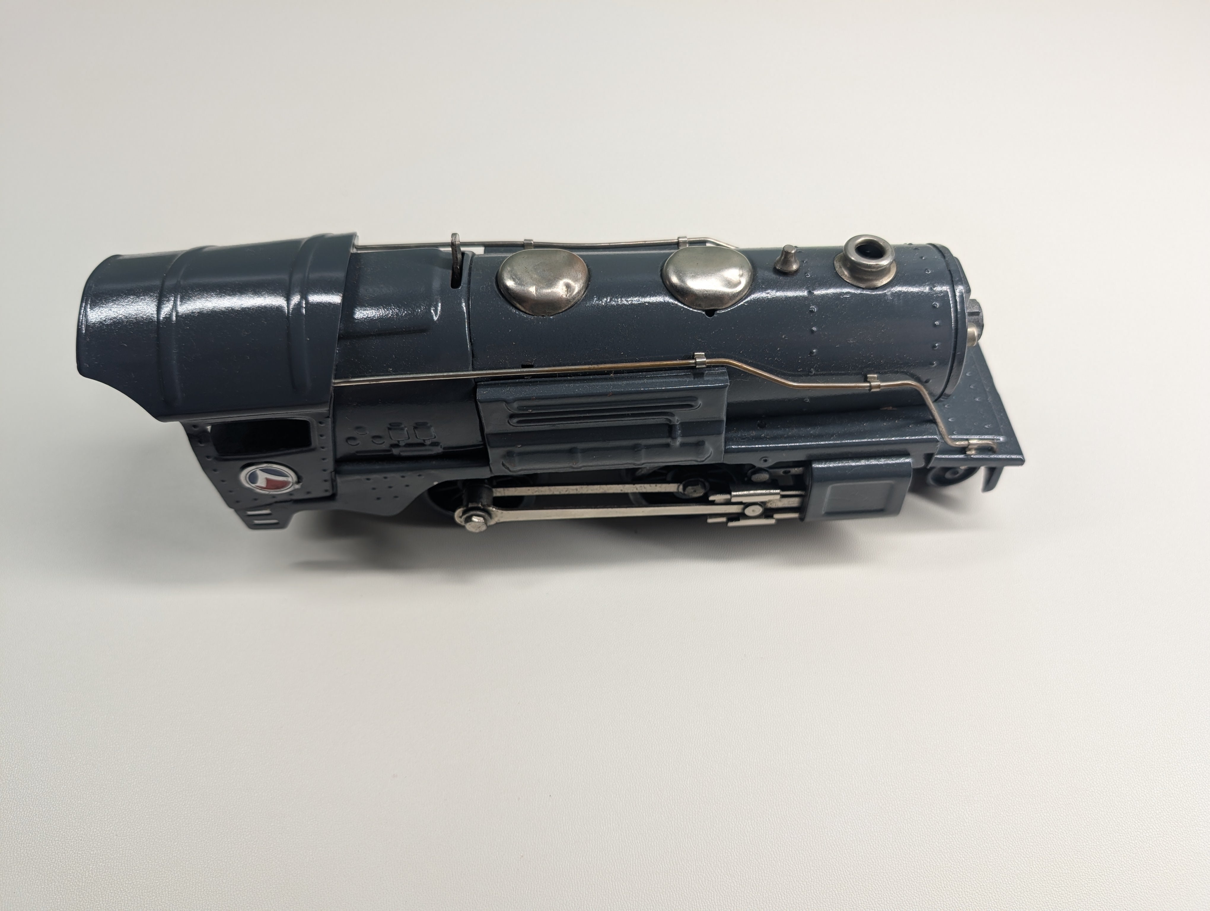USED Lionel O 2-4-0 Steam Locomotive w/ Tender, Gray Lionel Lines #259E Tested!
