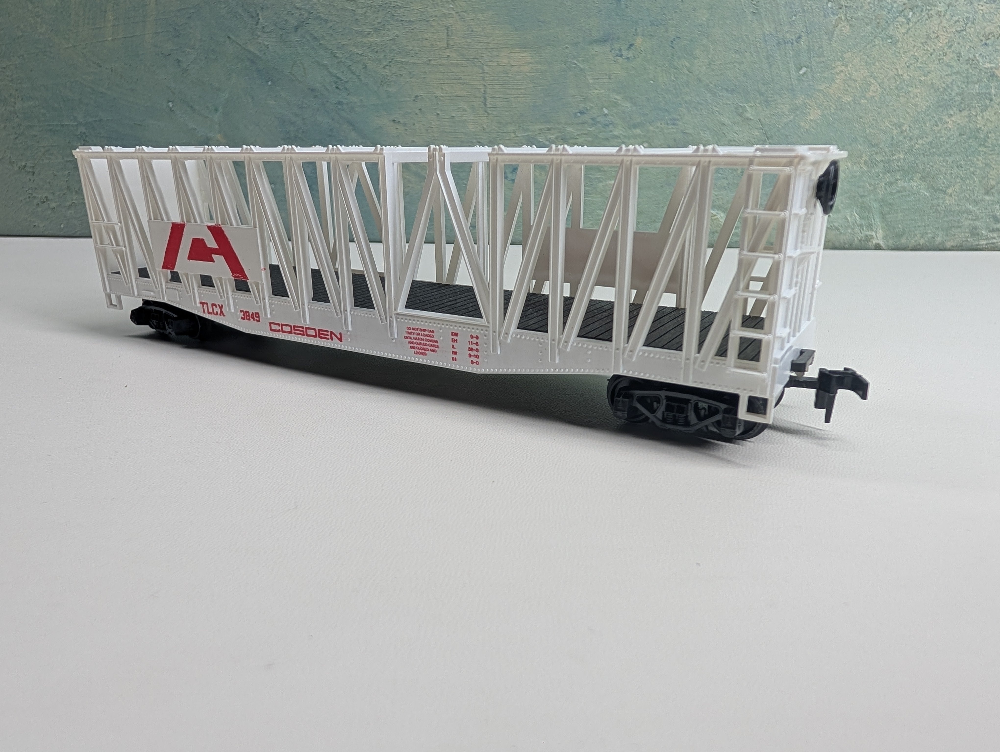 USED Roco HO Scale Container Carrier Cosden TLCX #3849