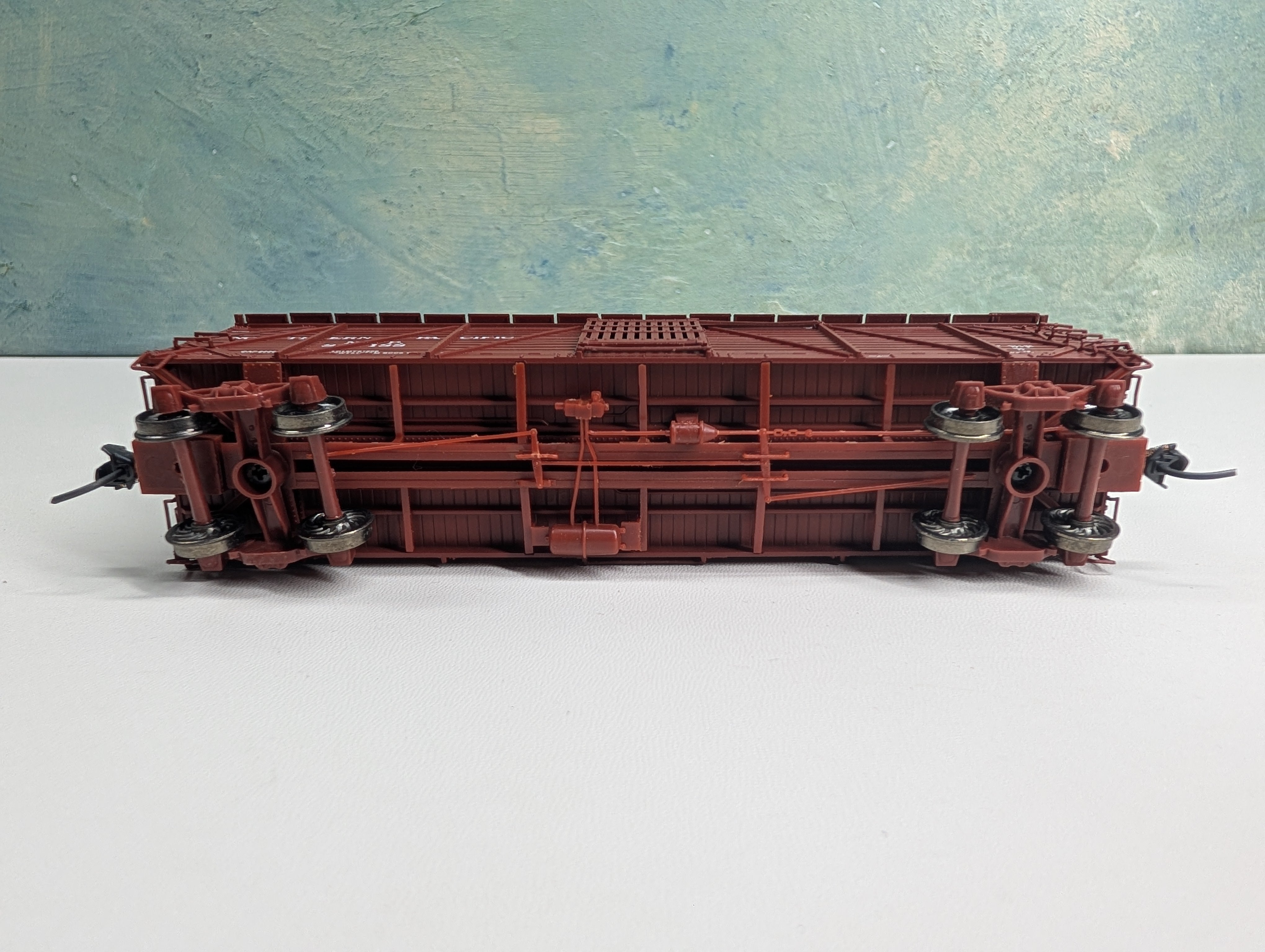 USED Life-Like HO Scale 40' Mather Stock Car Northern Pacific NP #80188 Metal Wheels, Proto2000