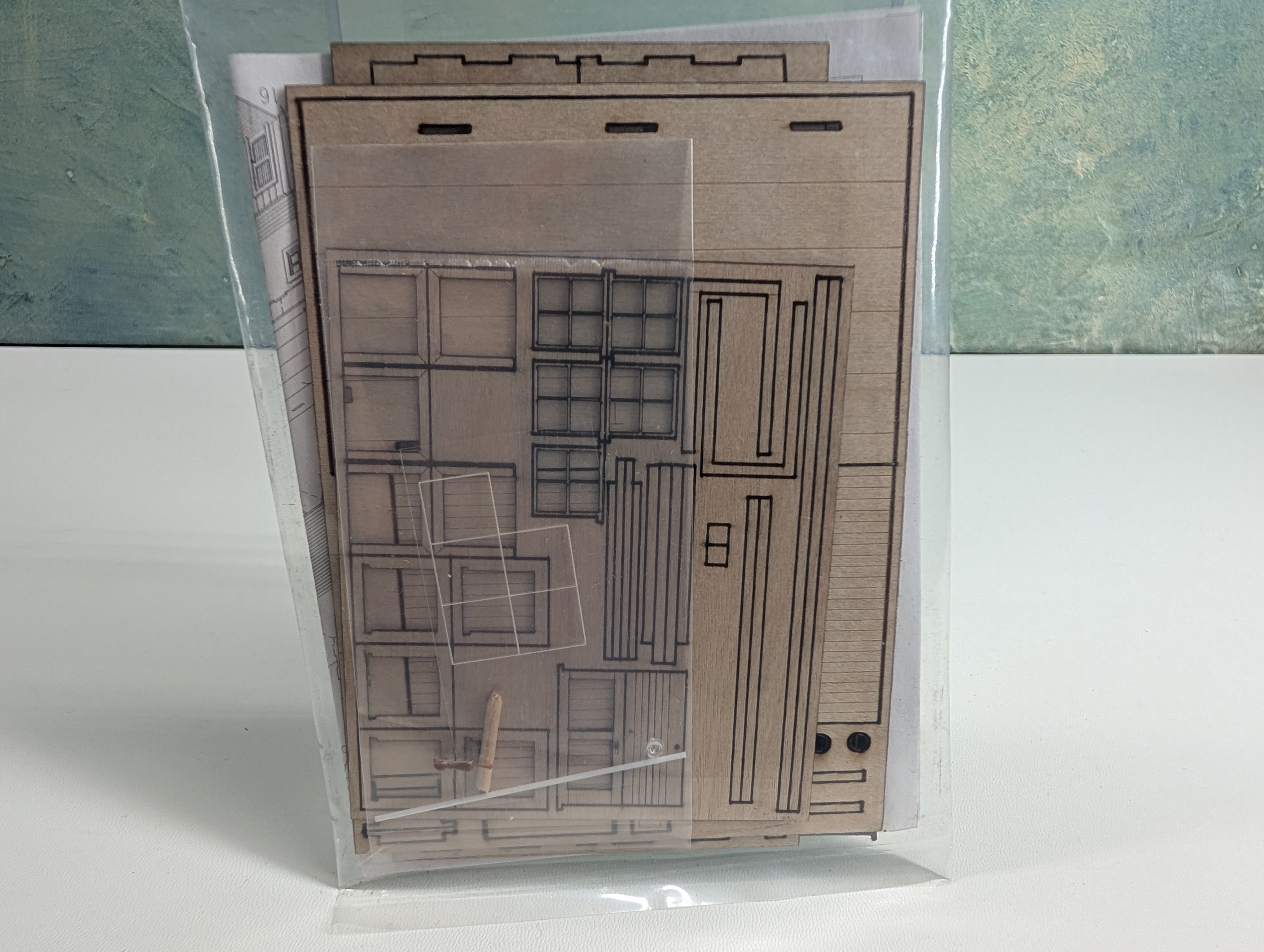 GCLaser 1255 HO Scale Laser Cut Yard Office KIT