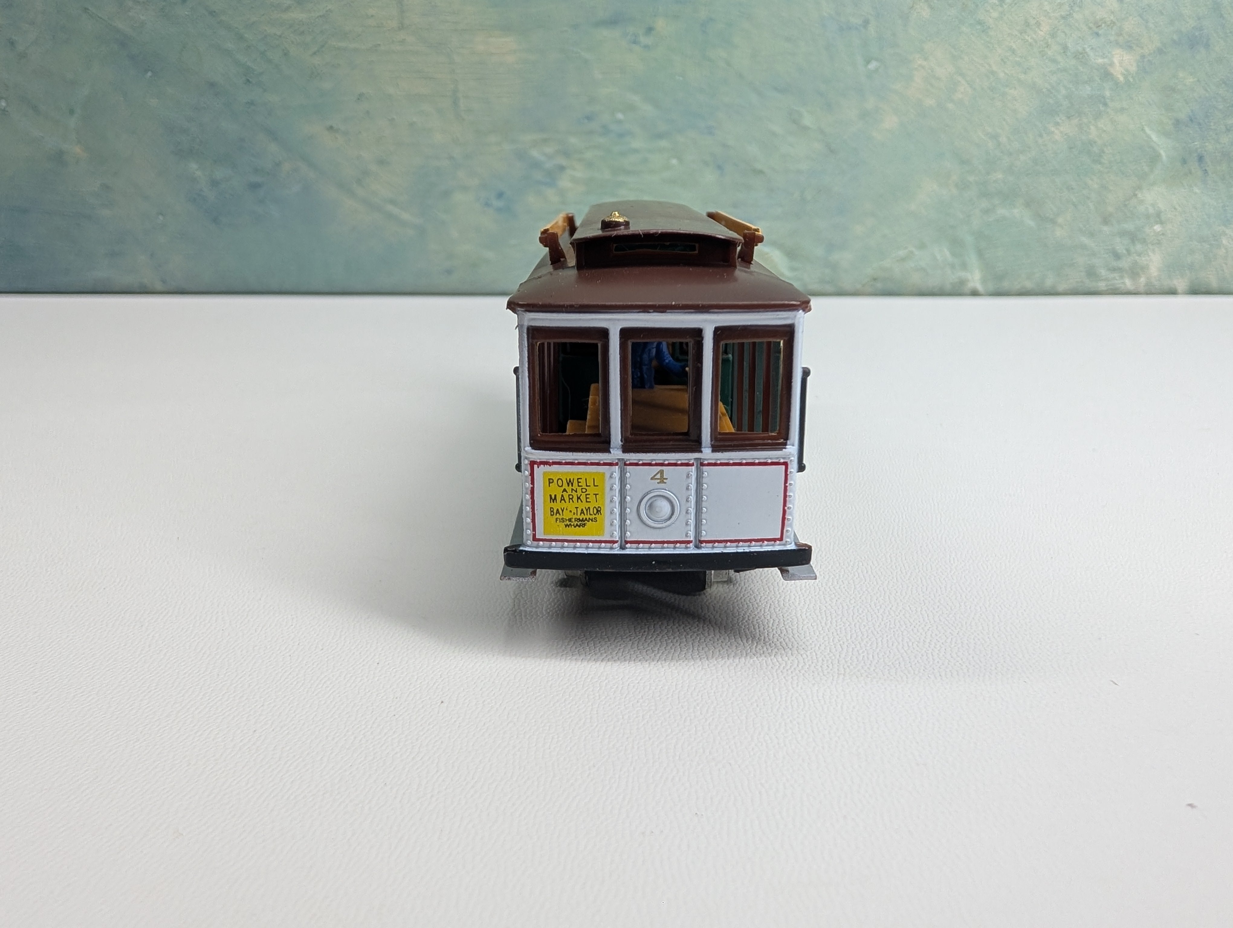 USED HO Scale Street Trolley Powell & Mason Sts #4 Non Powered