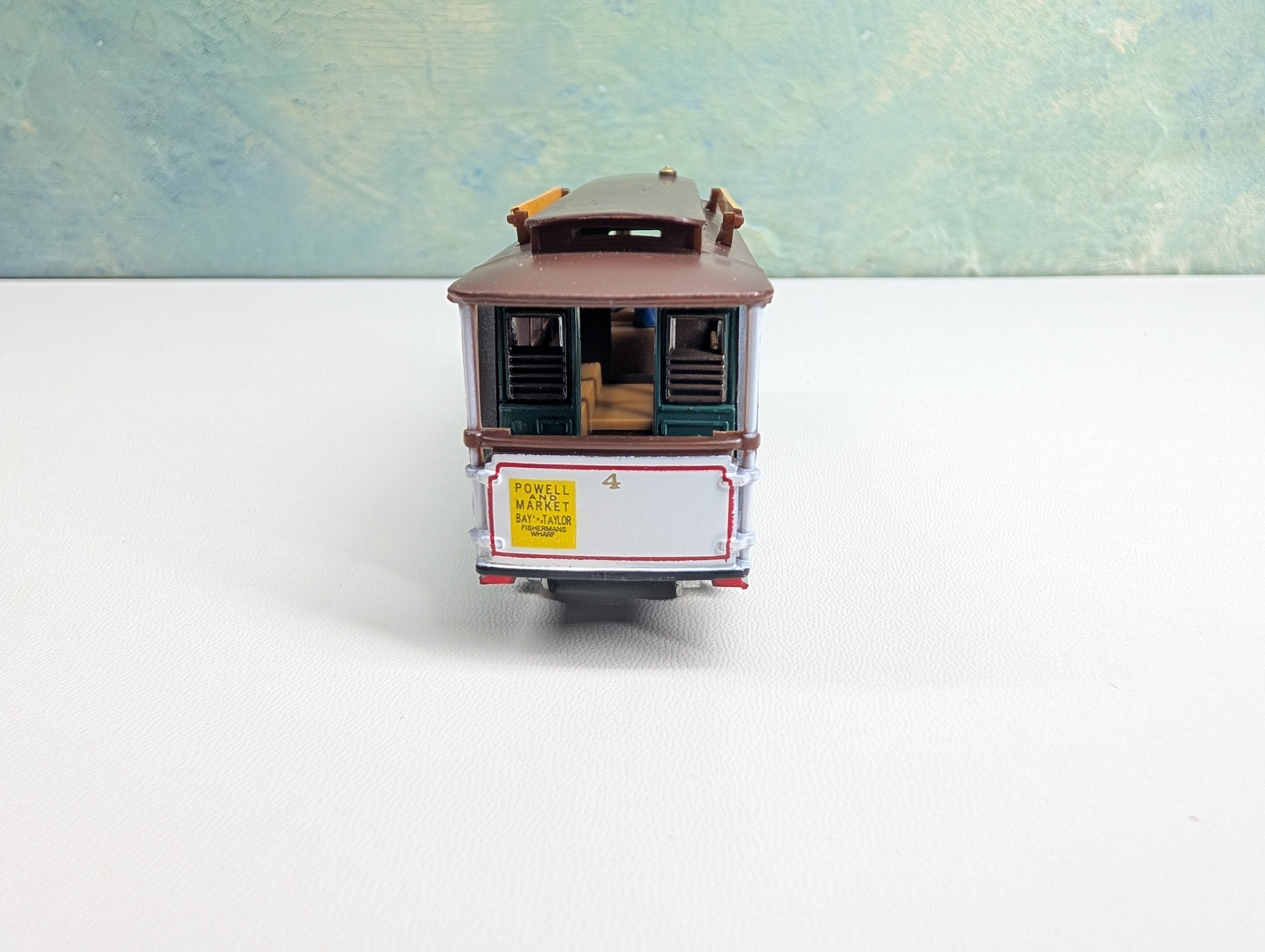 USED HO Scale Street Trolley Powell & Mason Sts #4 Non Powered