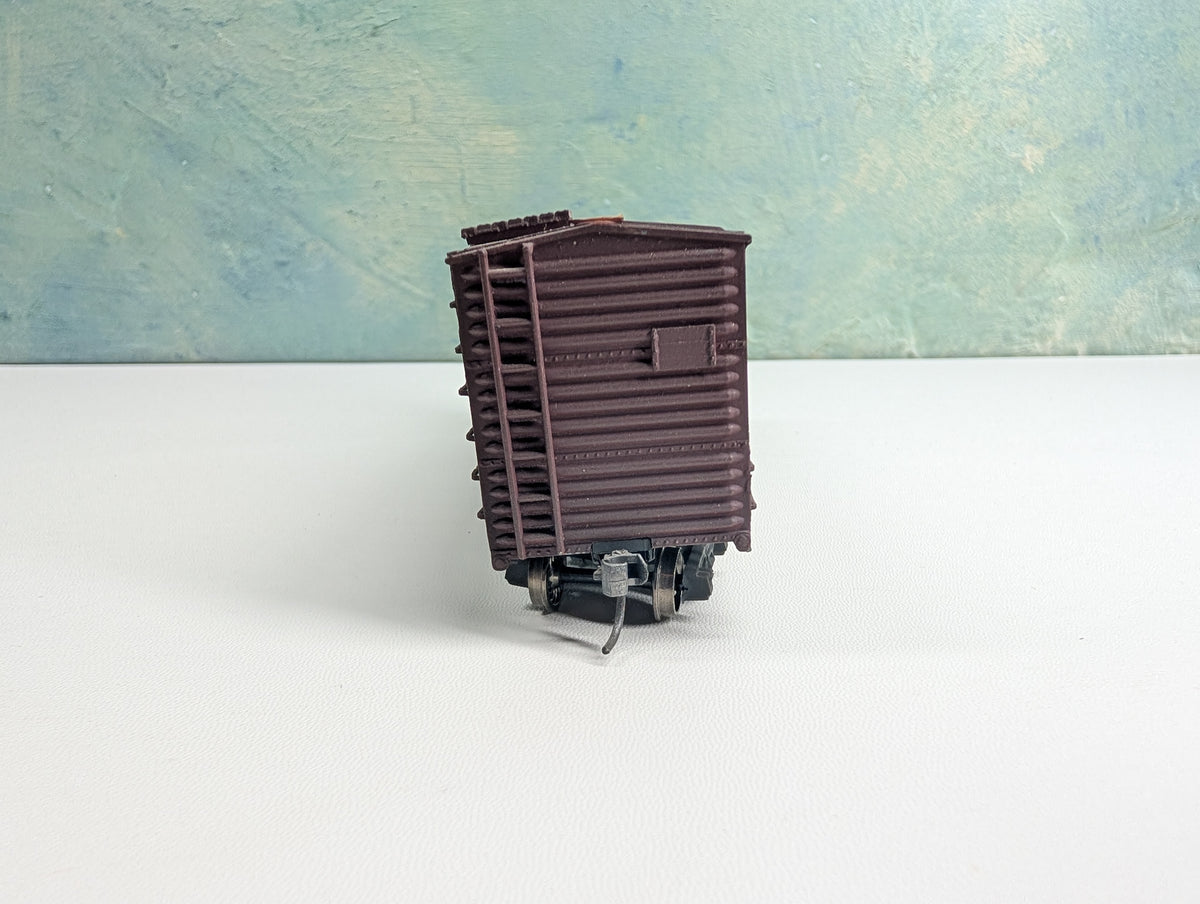USED HO Scale Weathered Wooden Box Car St Louis Southwestern SSW #38847 Metal Wheels