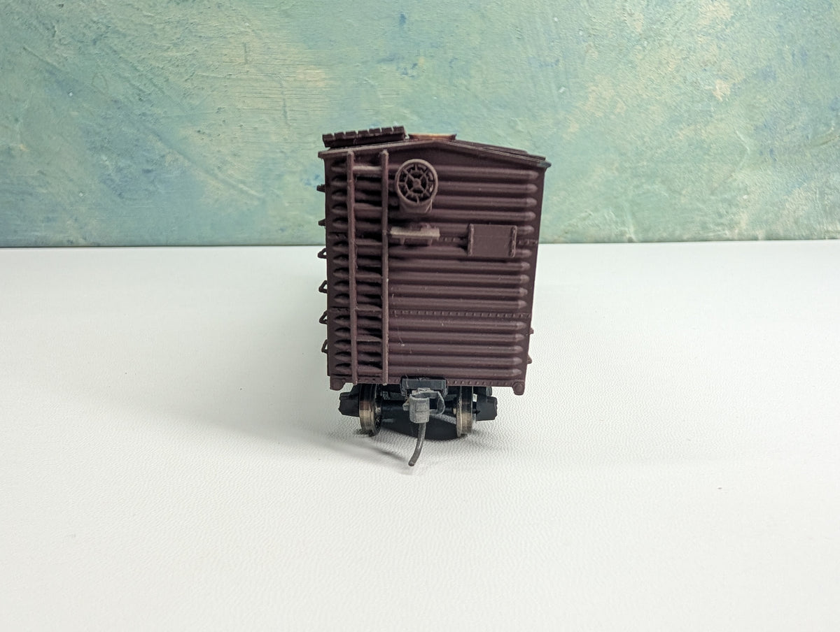 USED HO Scale Weathered Wooden Box Car St Louis Southwestern SSW #38847 Metal Wheels