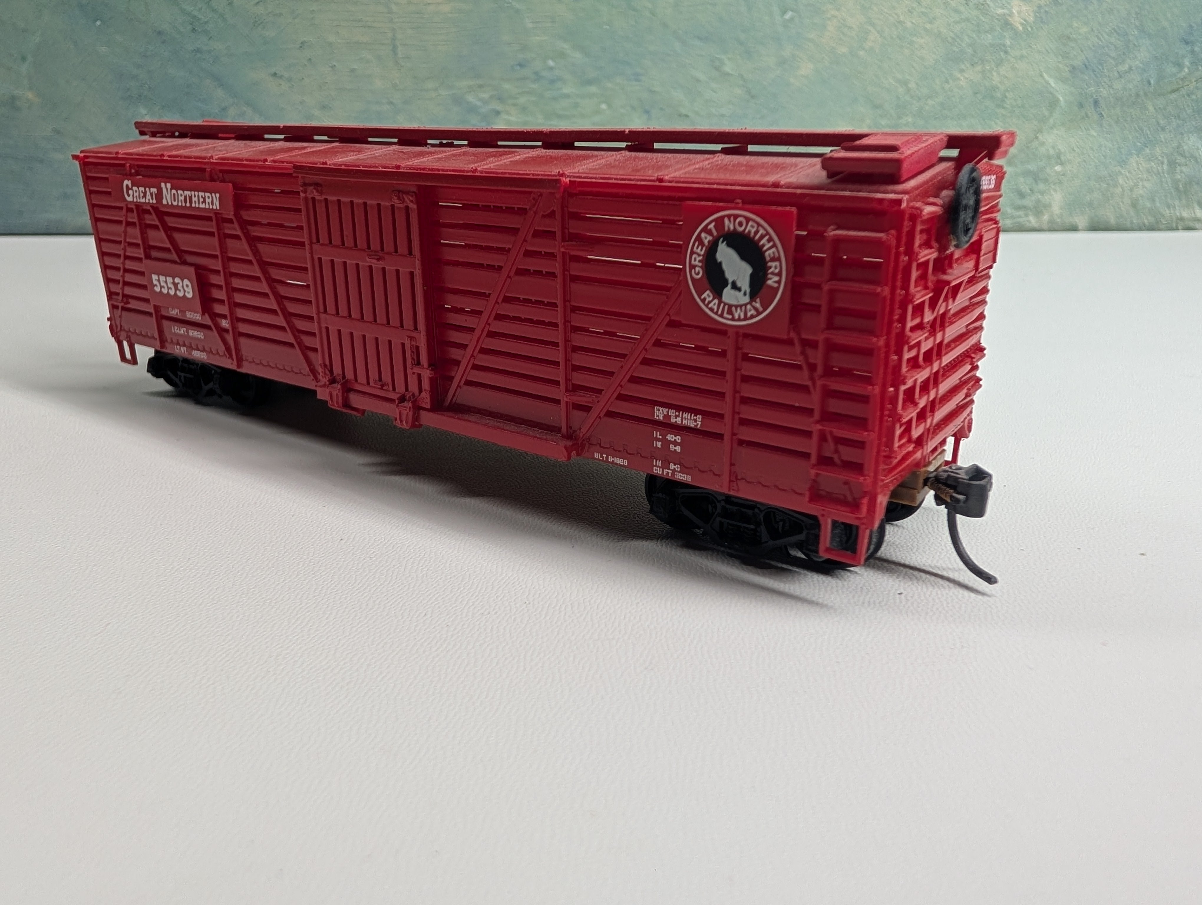 USED Walthers HO Scale 40' Cattle Stock Car Great Northern GN #55539