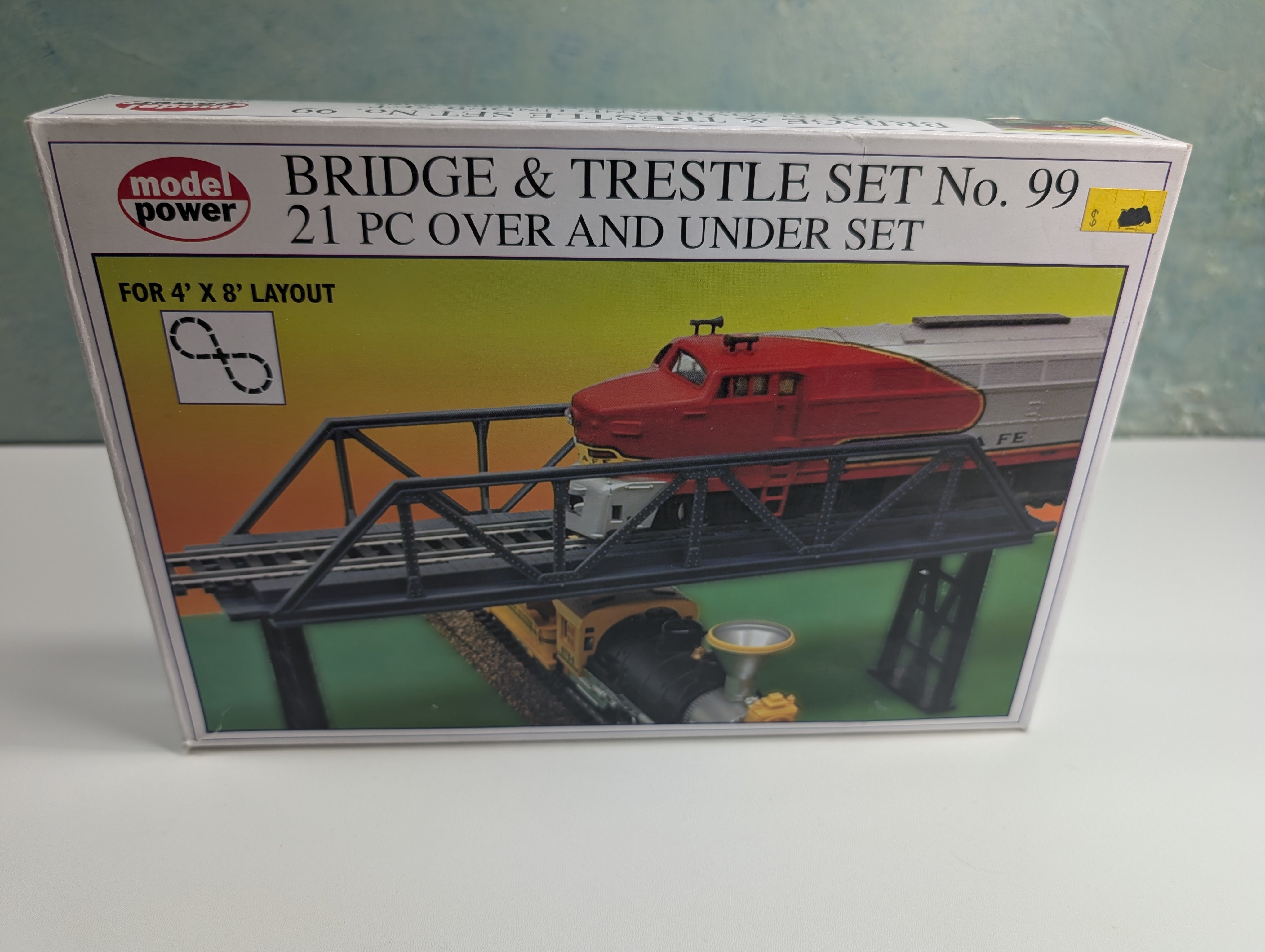 Model Power 99 HO Scale Bridge & Trestle Set (21 pc)