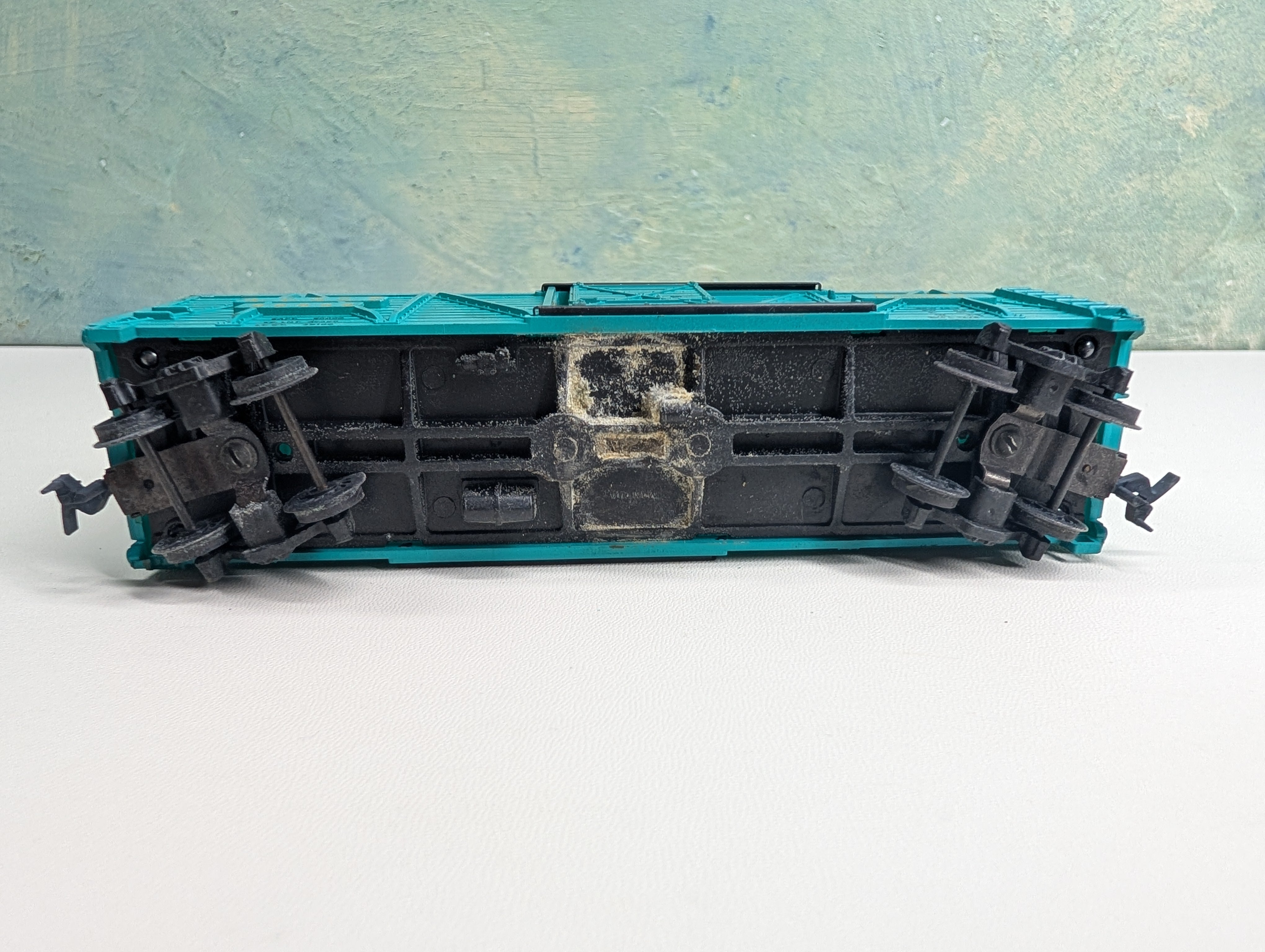 USED Mantua HO Scale Cattle Stock Car Santa Fe ATSF #80680