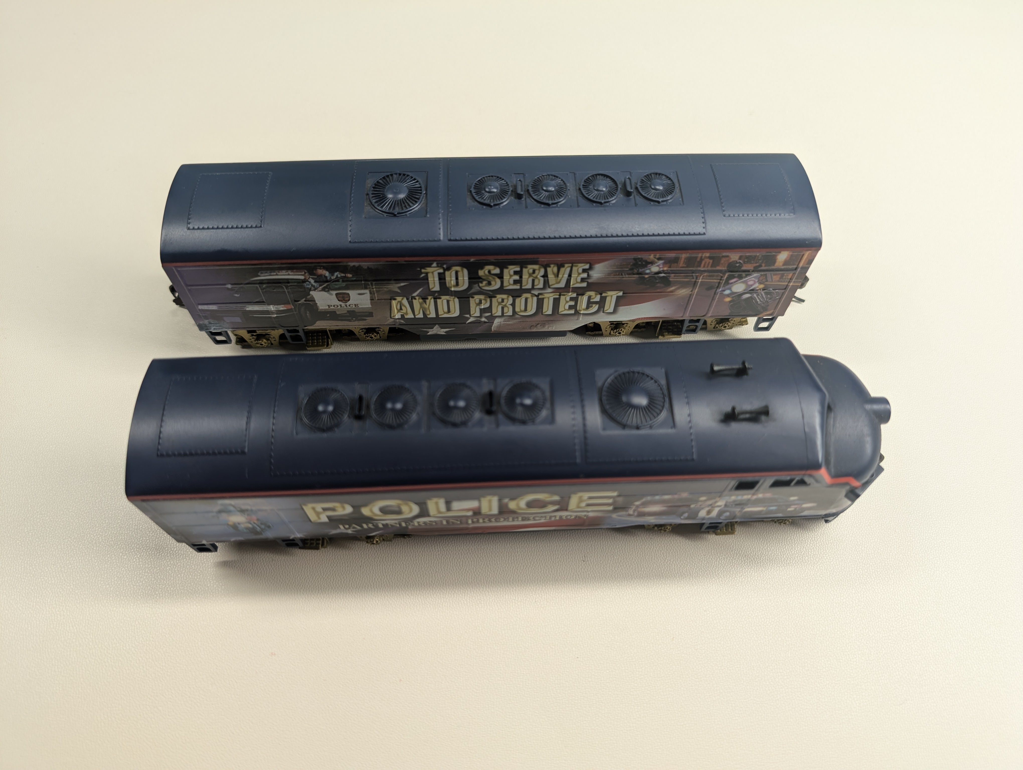 USED Bachmann HO Scale Police Serve and Protect A & B Diesel Locomotives Tested!