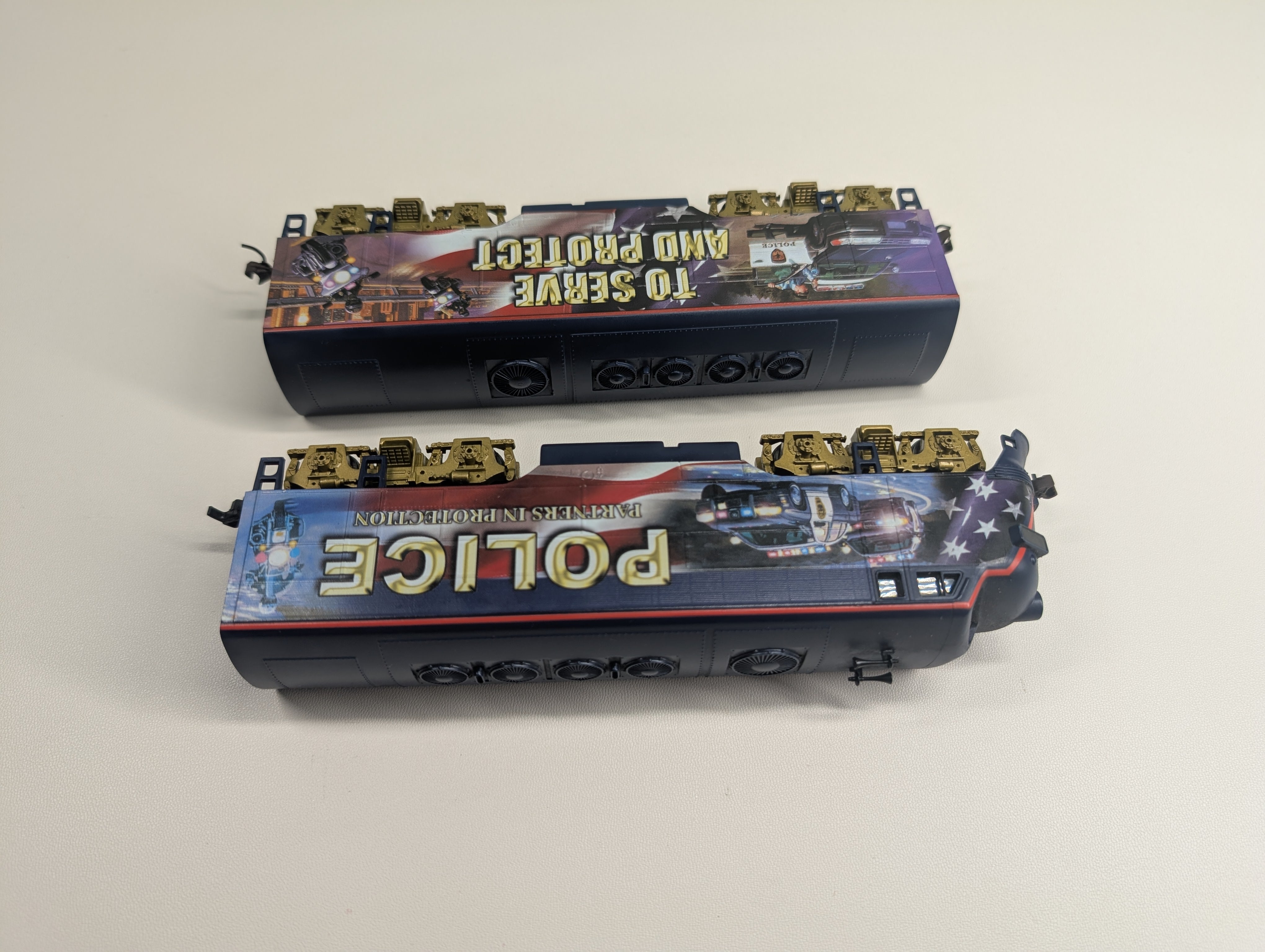 USED Bachmann HO Scale Police Serve and Protect A & B Diesel Locomotives Tested!