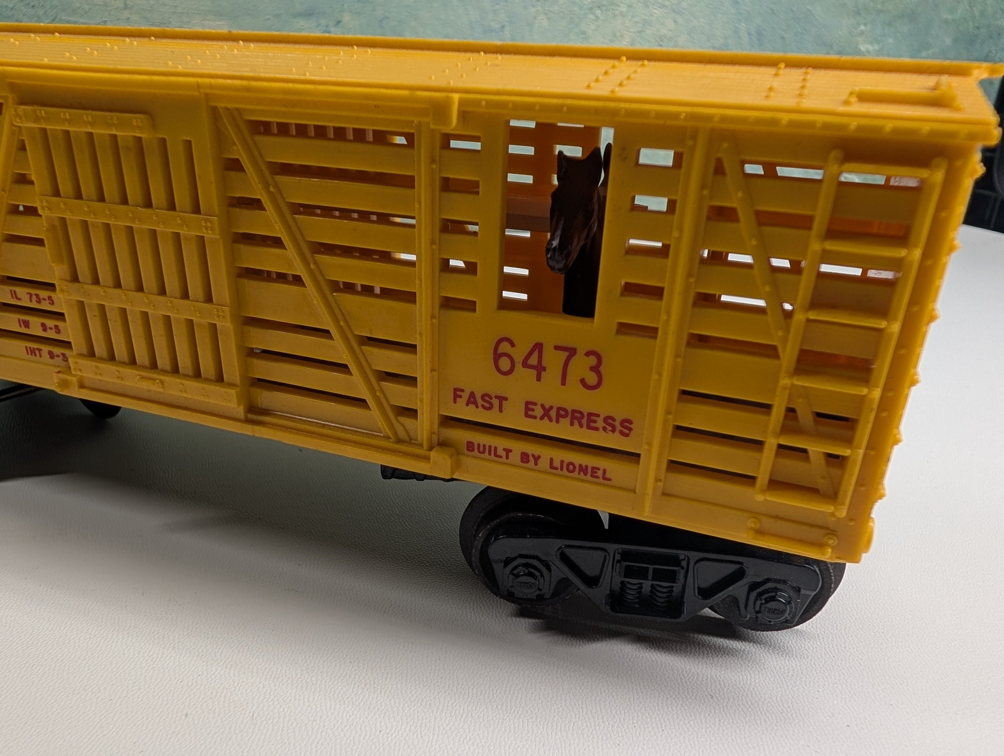 USED Lionel O Horse Transport Car #6473